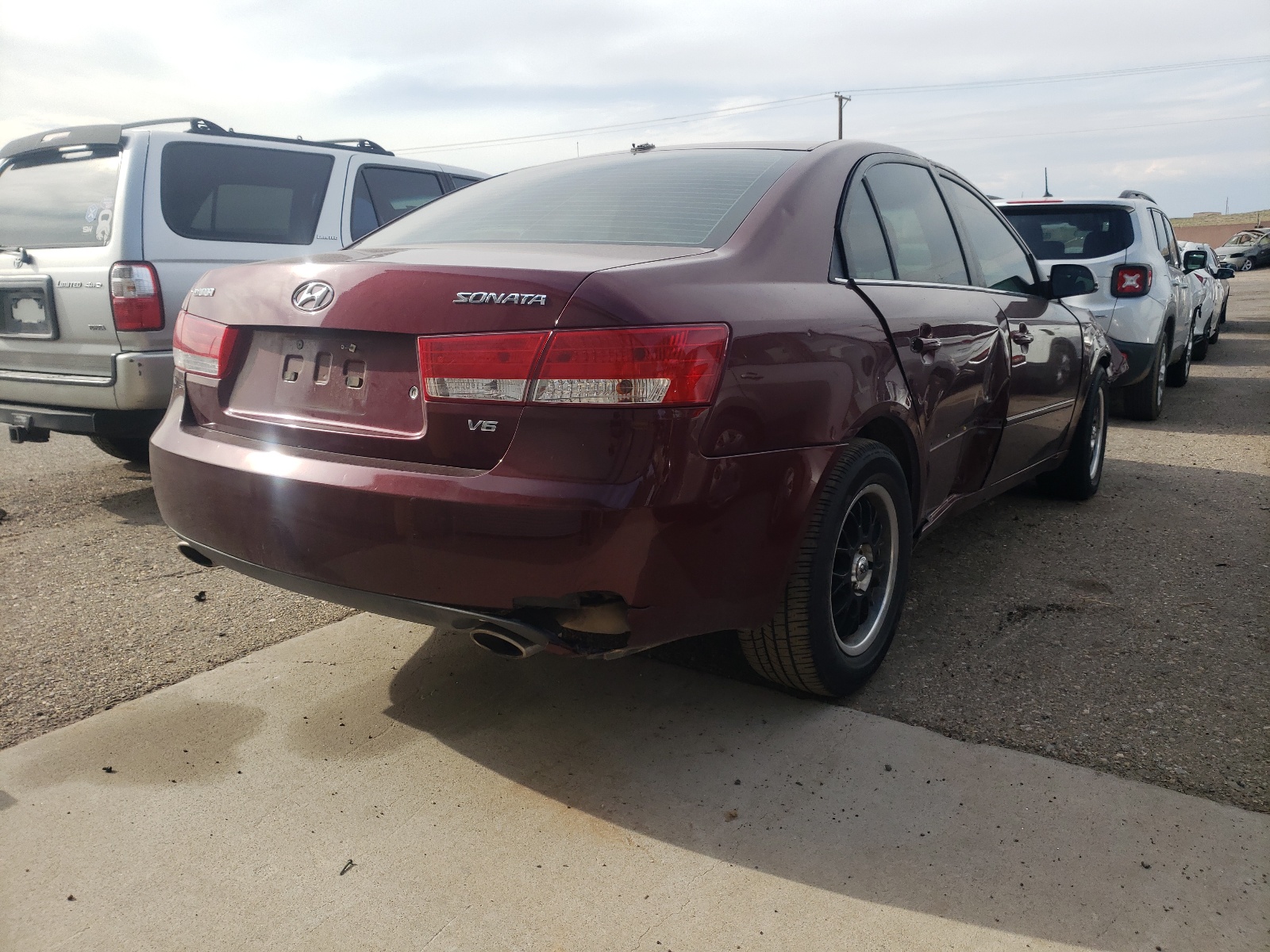 Photo 4 from auction – 2008 HYUNDAI SONATA GLS with VIN 5NPET46F68H396692