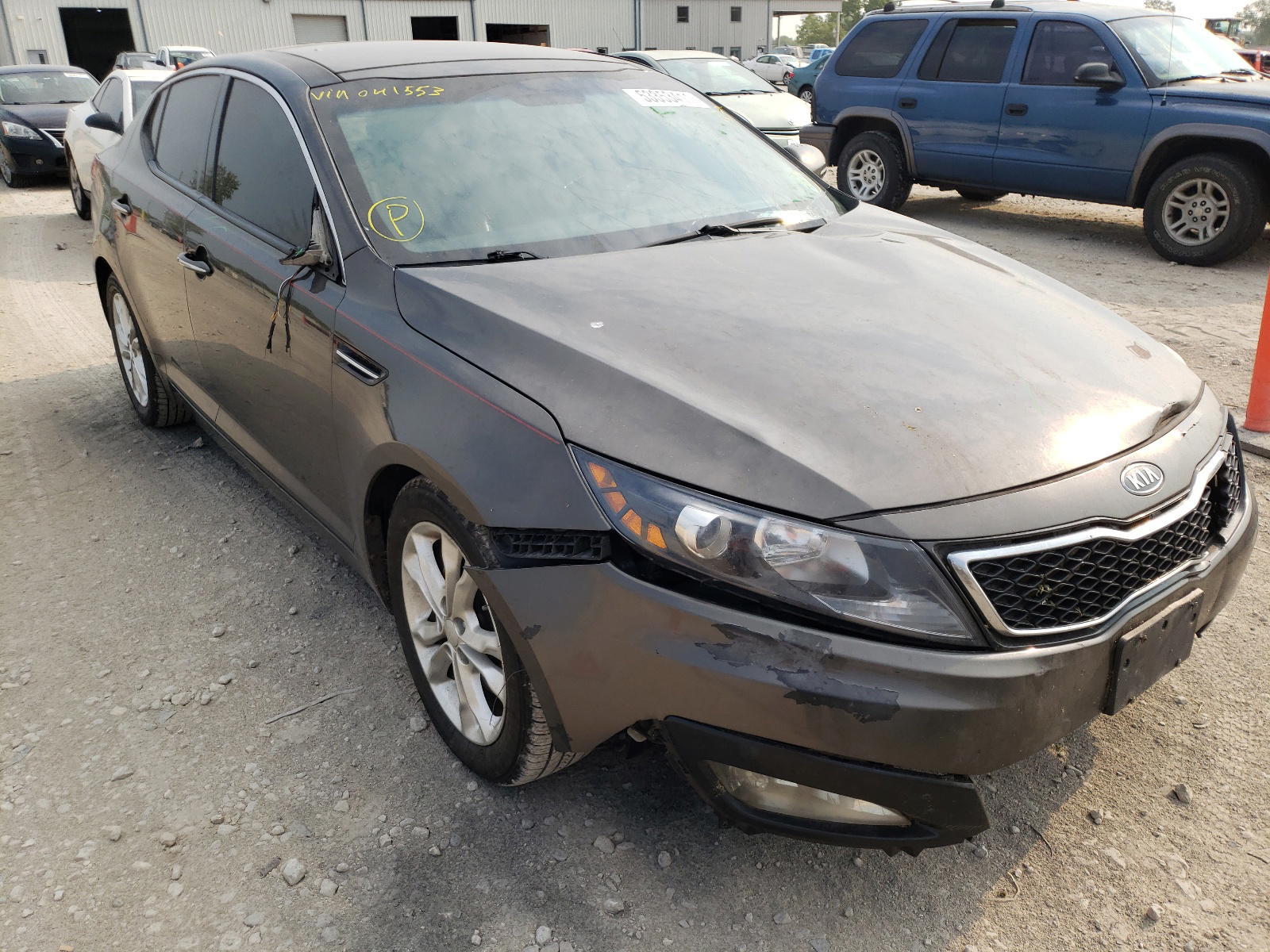 KIA OPTIMA EX 2012 with VIN 5XXGN4A66CG041553 - Photo from auction