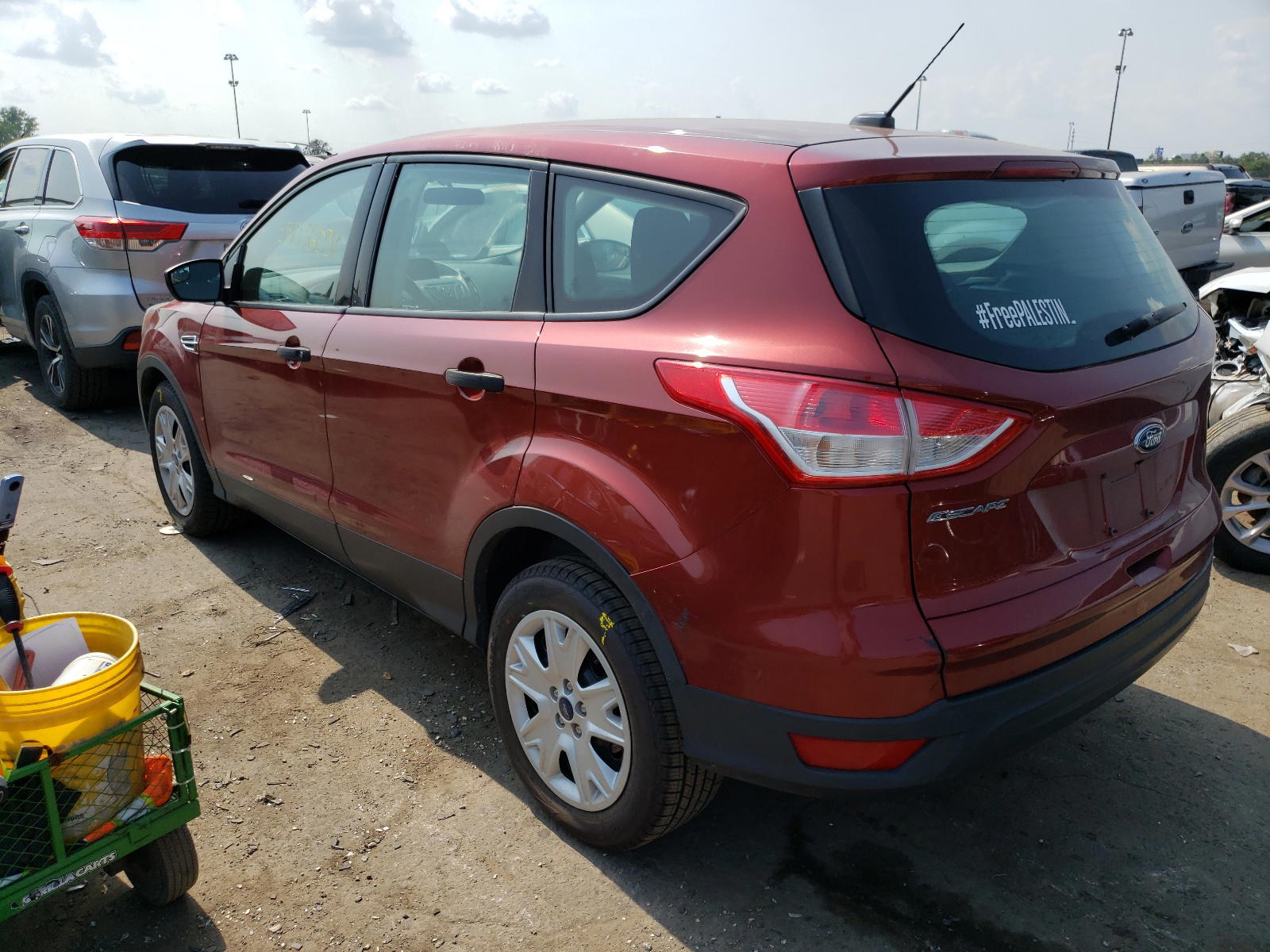 Photo 3 from auction – 2014 FORD ESCAPE with VIN 1FMCU0F71EUB96984