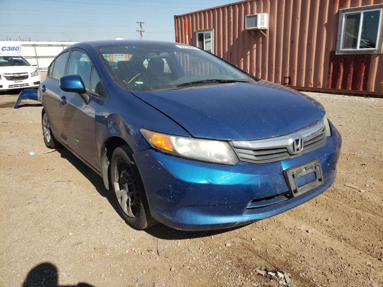 HONDA CIVIC LX 2012 with VIN 2HGFB2F54CH515152 - Photo from auction