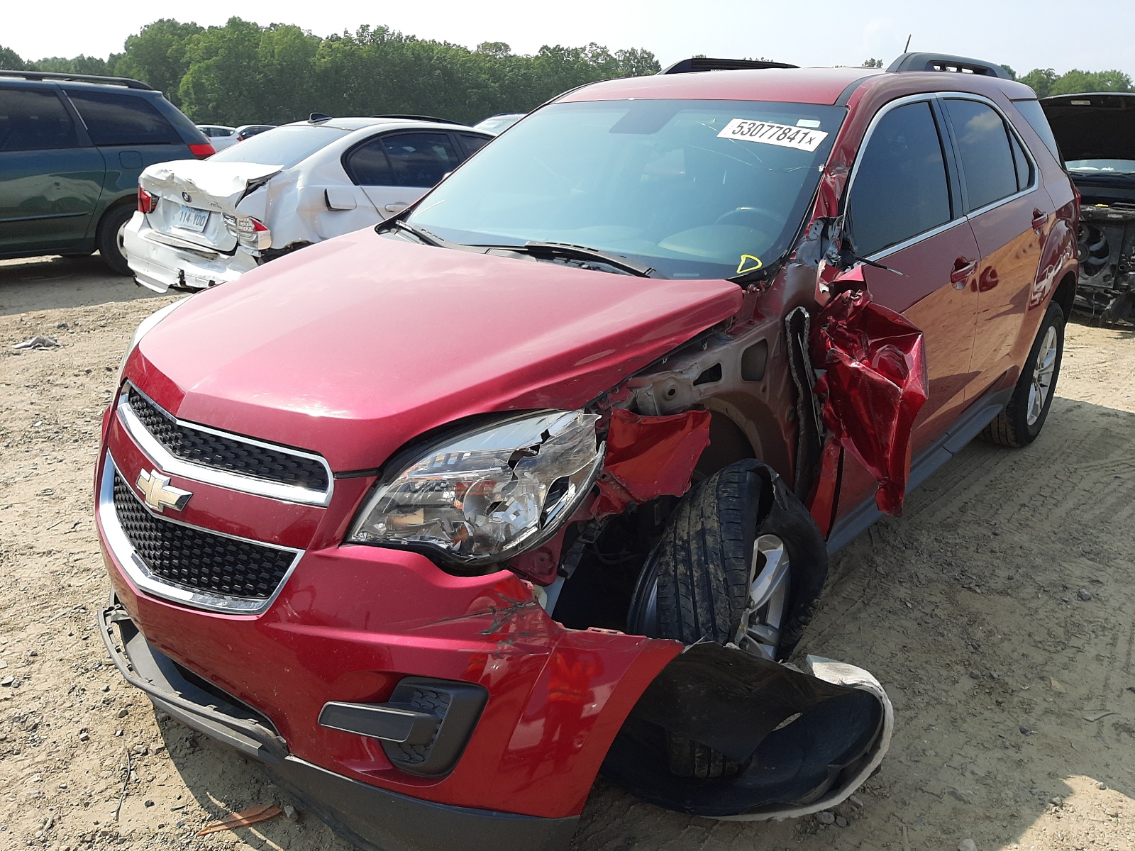 Photo 2 from auction – 2015 CHEVROLET EQUINOX LT with VIN 2GNALBEK6F6427238