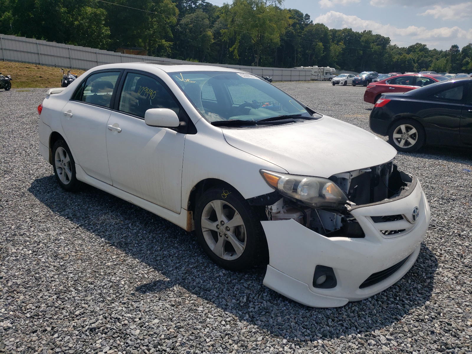 TOYOTA COROLLA BA 2011 with VIN 2T1BU4EE4BC663573 - Photo from auction