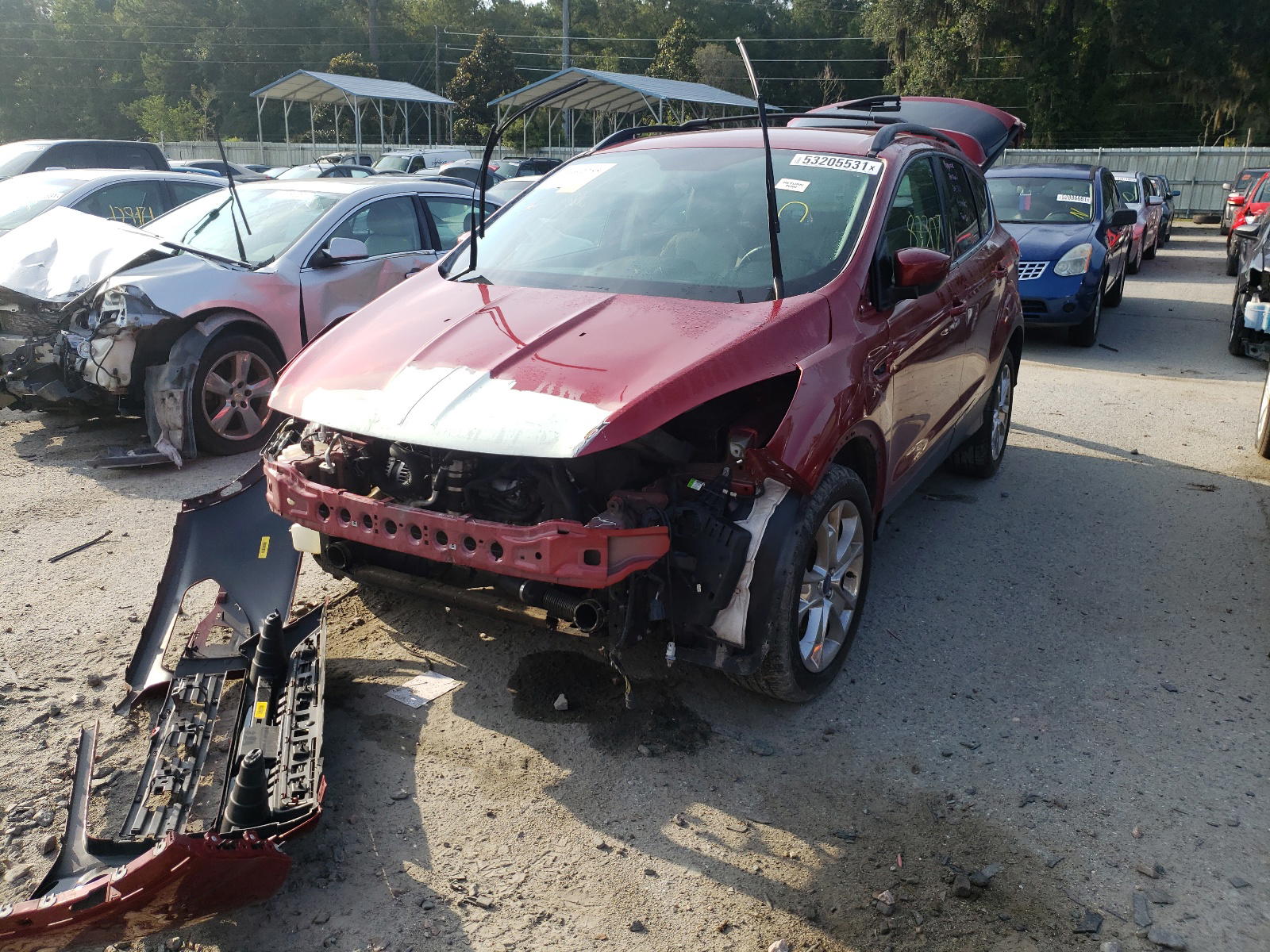 Photo 2 from auction – 2015 FORD ESCAPE SE with VIN 1FMCU0G97FUC56283