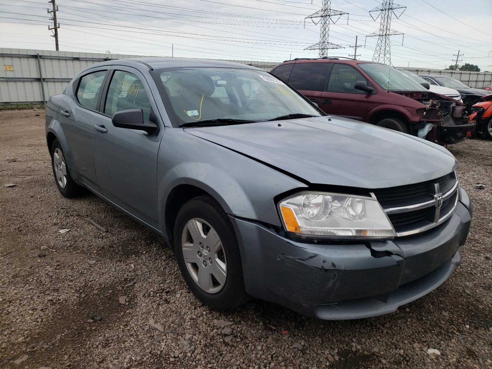 DODGE AVENGER SE 2008 with VIN 1B3LC46J28N143558 - Photo from auction