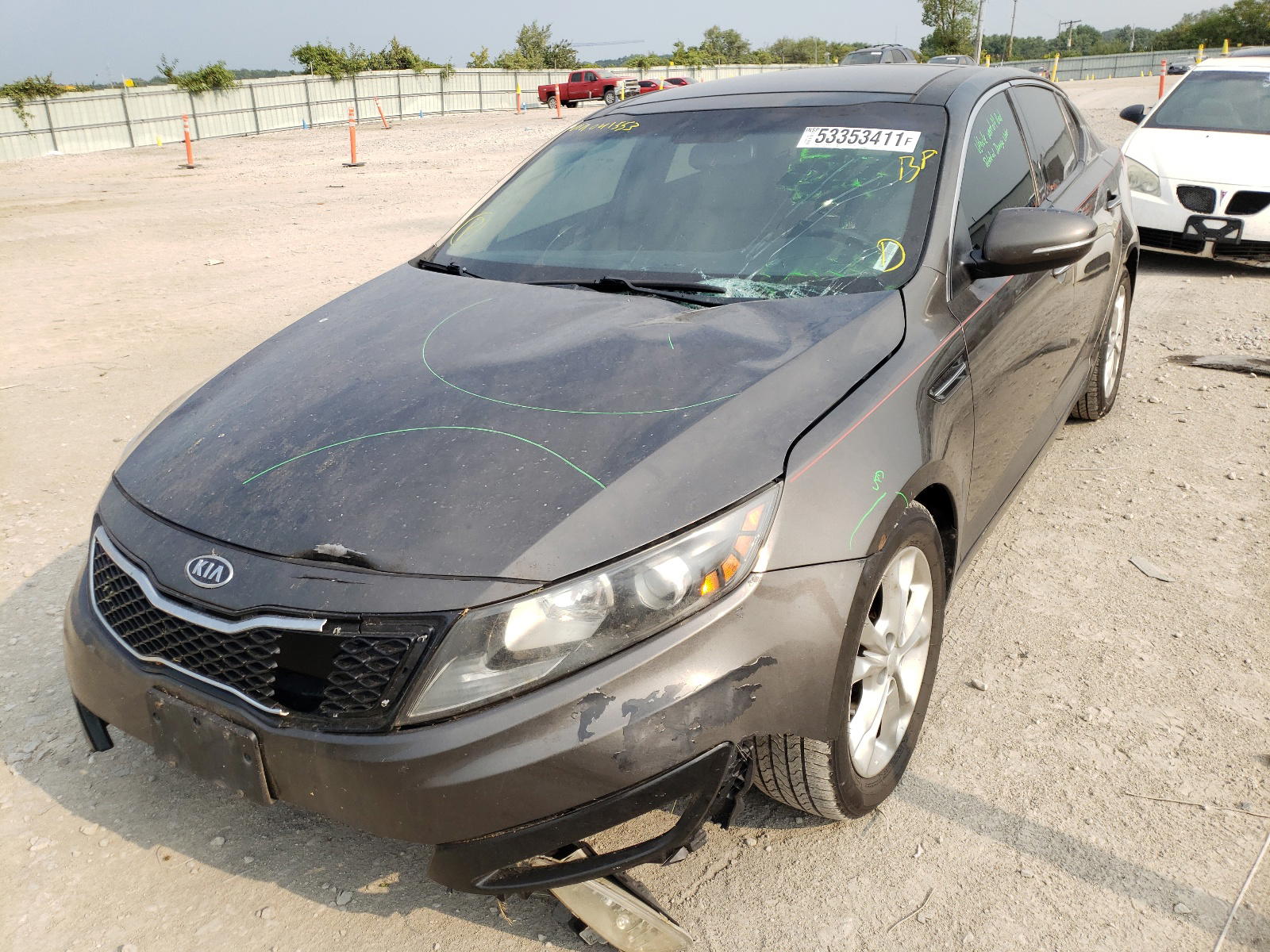 Photo 2 from auction – 2012 KIA OPTIMA EX with VIN 5XXGN4A66CG041553