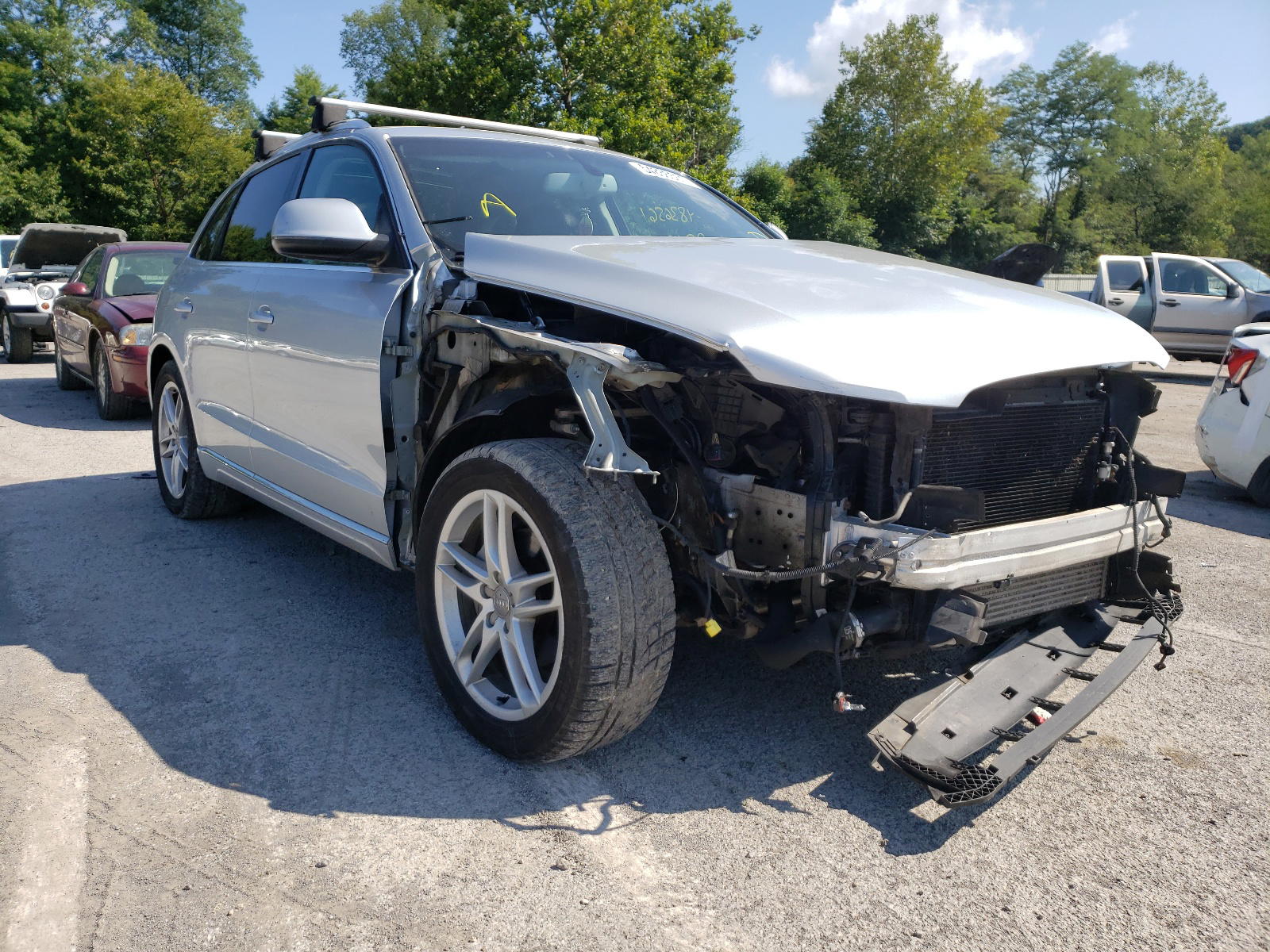 AUDI Q5 2013 with VIN WA1LFAFP6DA081991 - Photo from auction