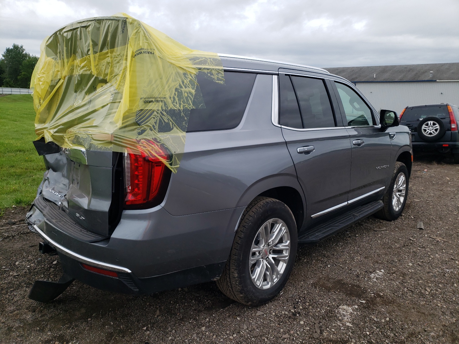 Photo 4 from auction – 2021 GMC YUKON SLT with VIN 1GKS2BKD6MR129610