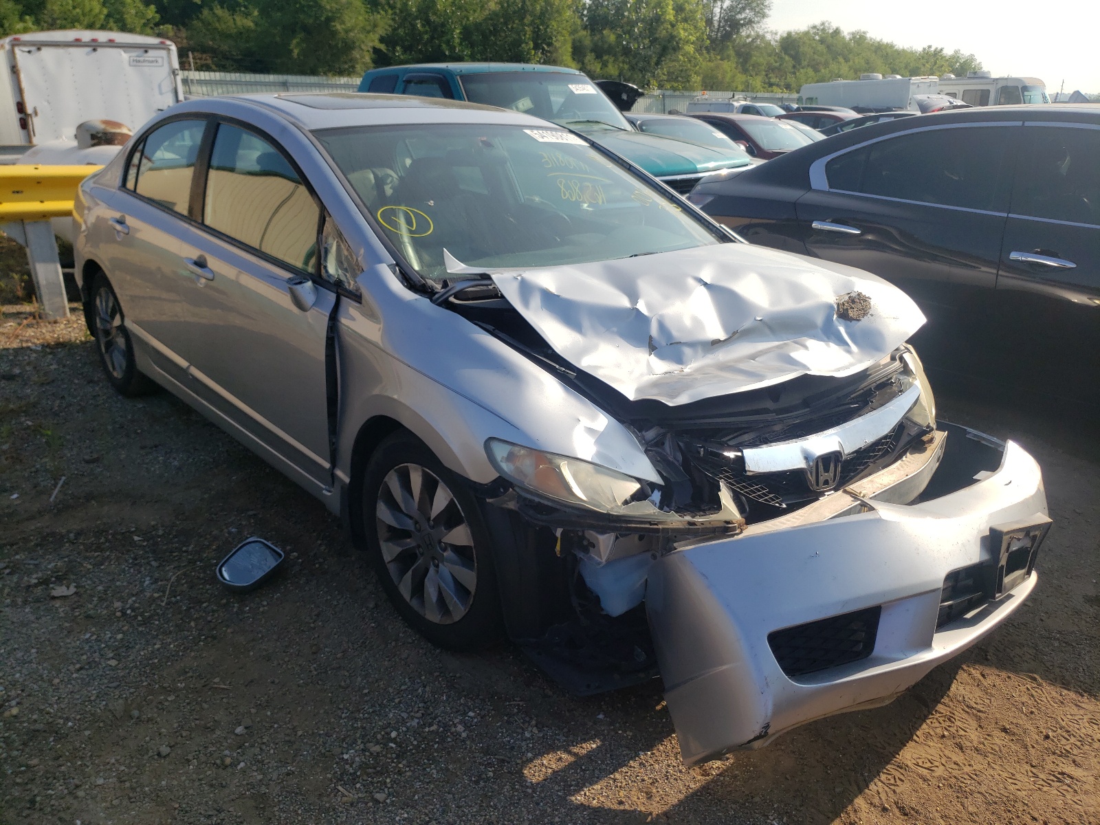 HONDA CIVIC EXL 2009 with VIN 19XFA16989E006328 - Photo from auction