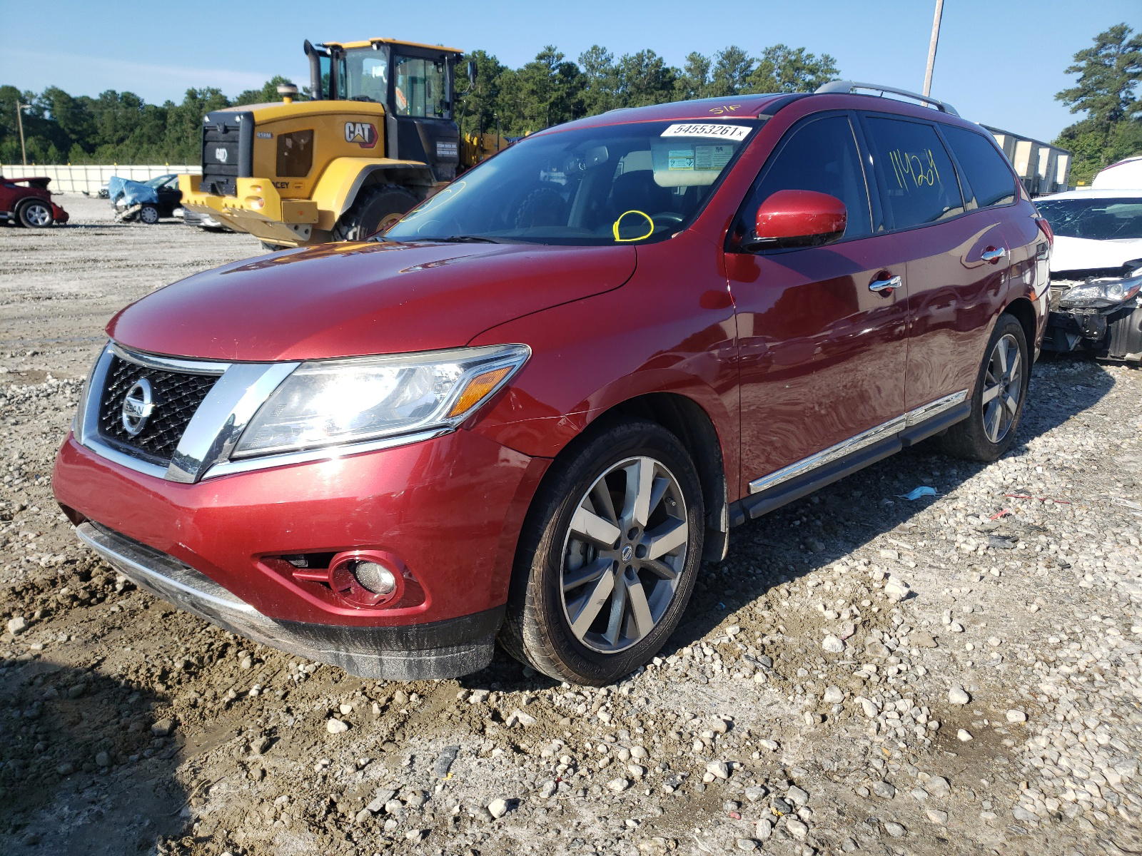 Photo 2 from auction – 2014 NISSAN PATHFINDER with VIN 5N1AR2MN8EC684521