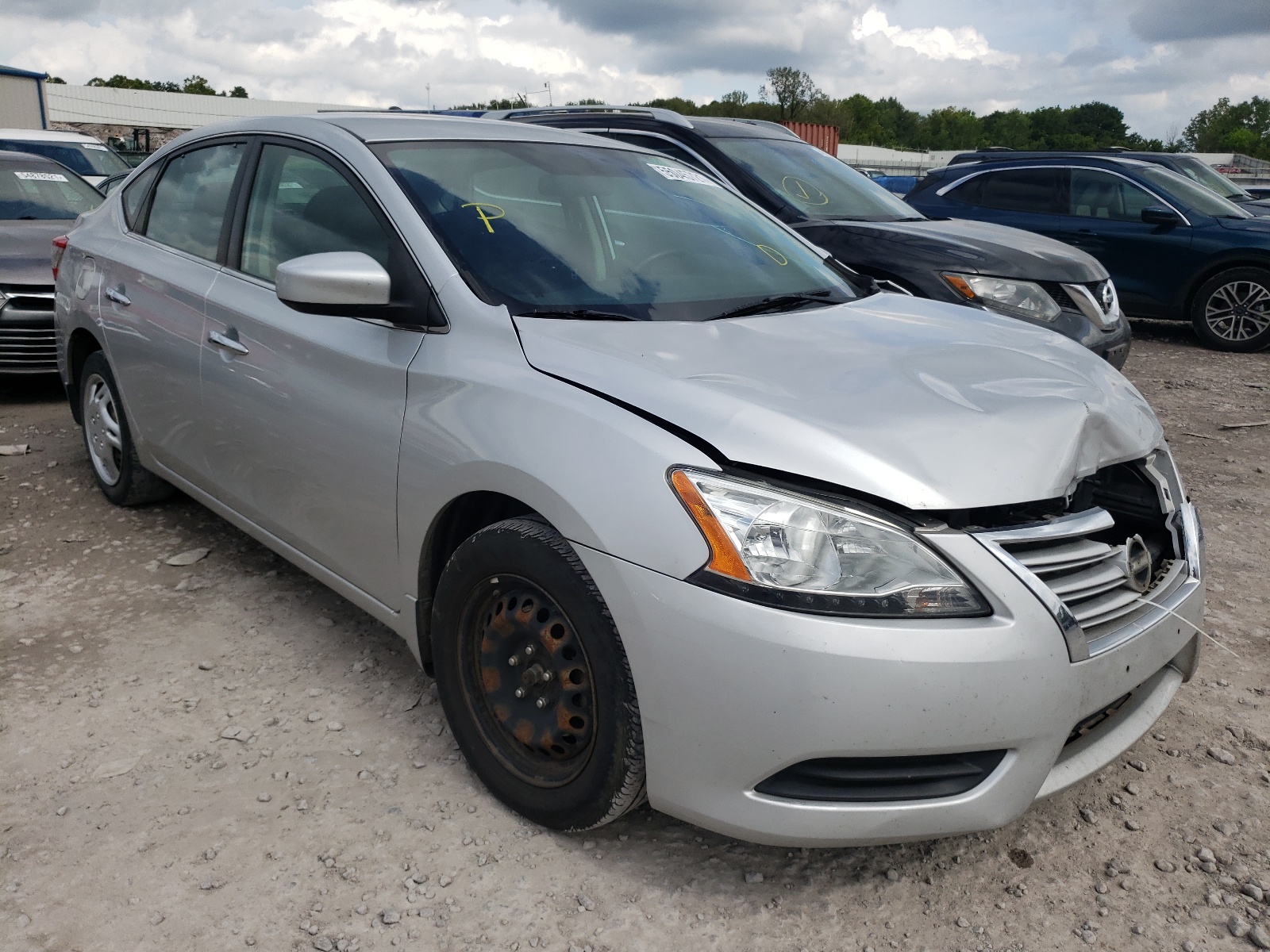 NISSAN SENTRA S 2015 with VIN 3N1AB7AP9FL651175 - Photo from auction