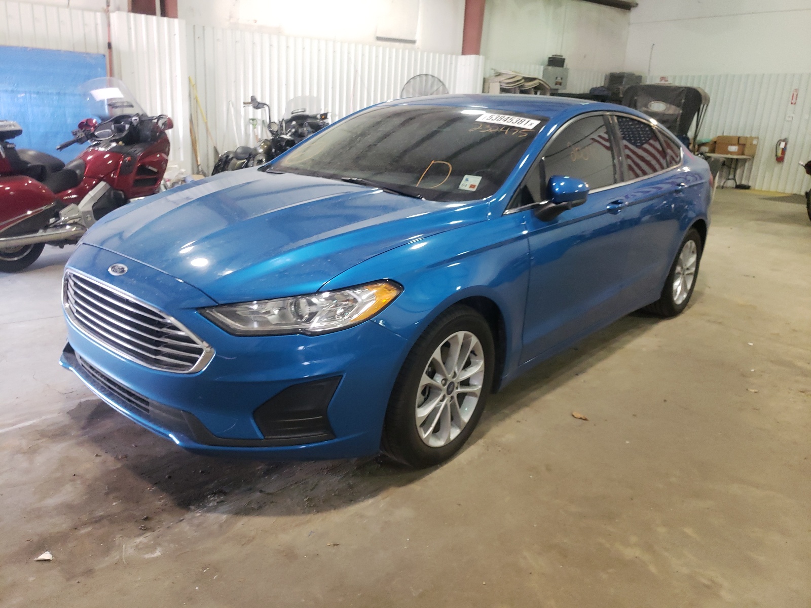 Photo 2 from auction – 2020 FORD FUSION SE with VIN 3FA6P0HD0LR232475