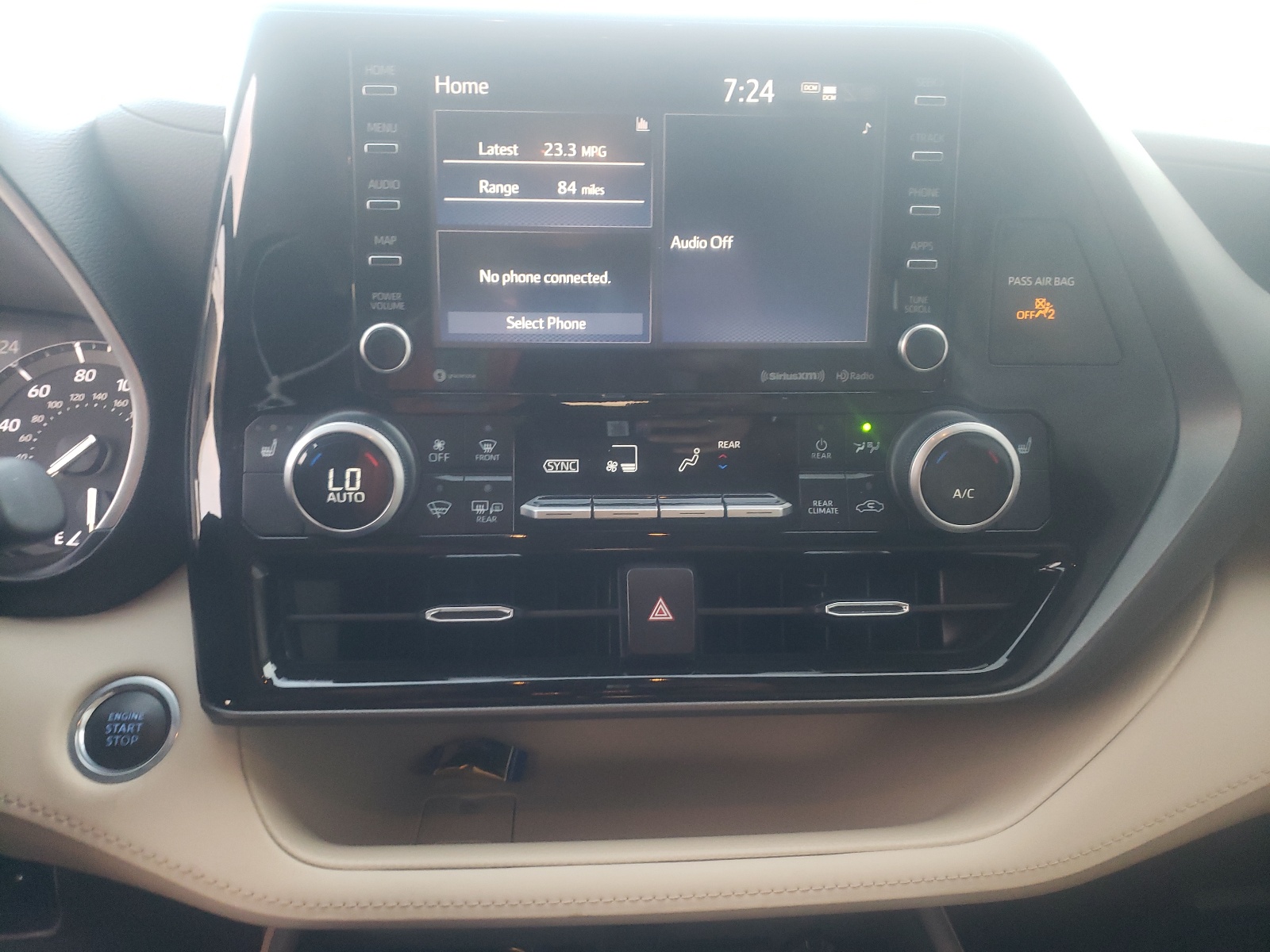 Photo 9 from auction – 2021 TOYOTA HIGHLANDER with VIN 5TDGZRBH9MS088299
