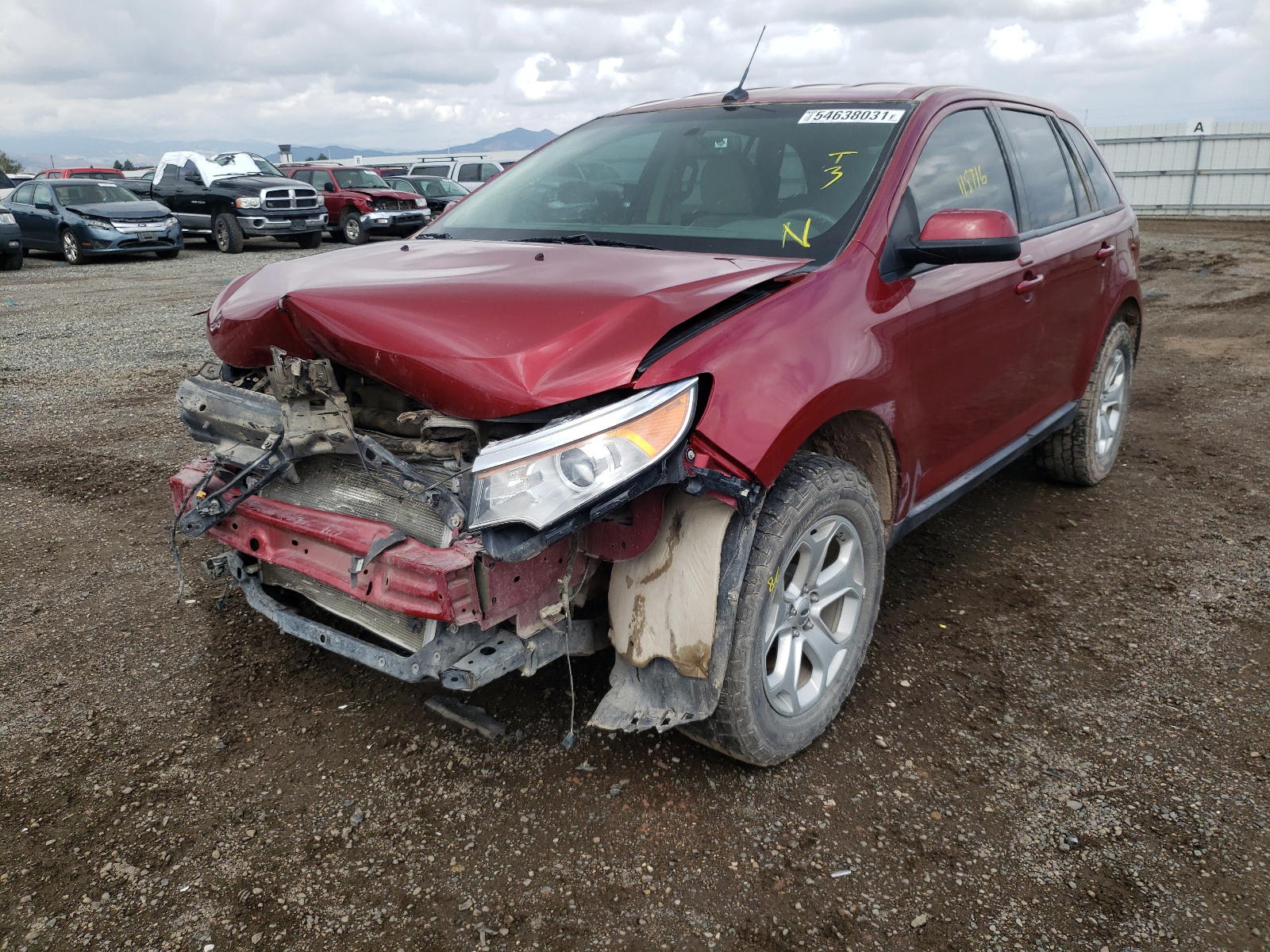 Photo 2 from auction – 2014 FORD EDGE SEL with VIN 2FMDK4JCXEBB86823