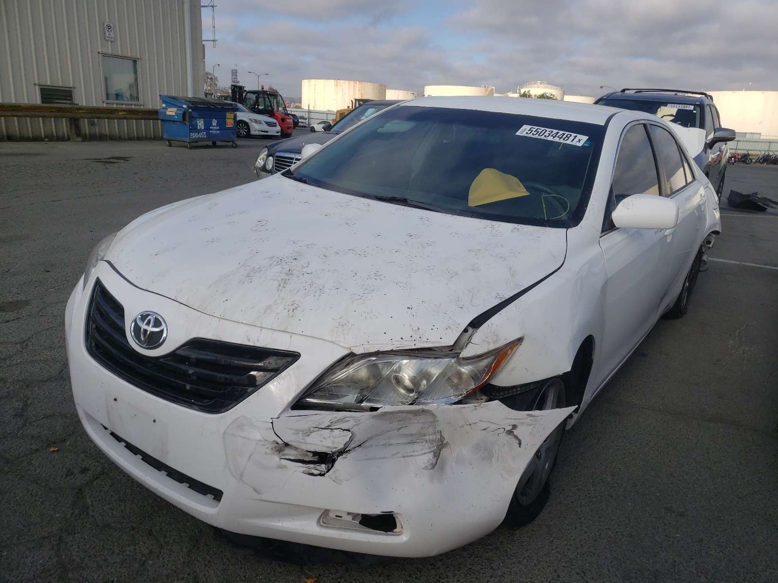 Photo 2 from auction – 2007 TOYOTA CAMRY CE with VIN 4T1BE46K67U550683