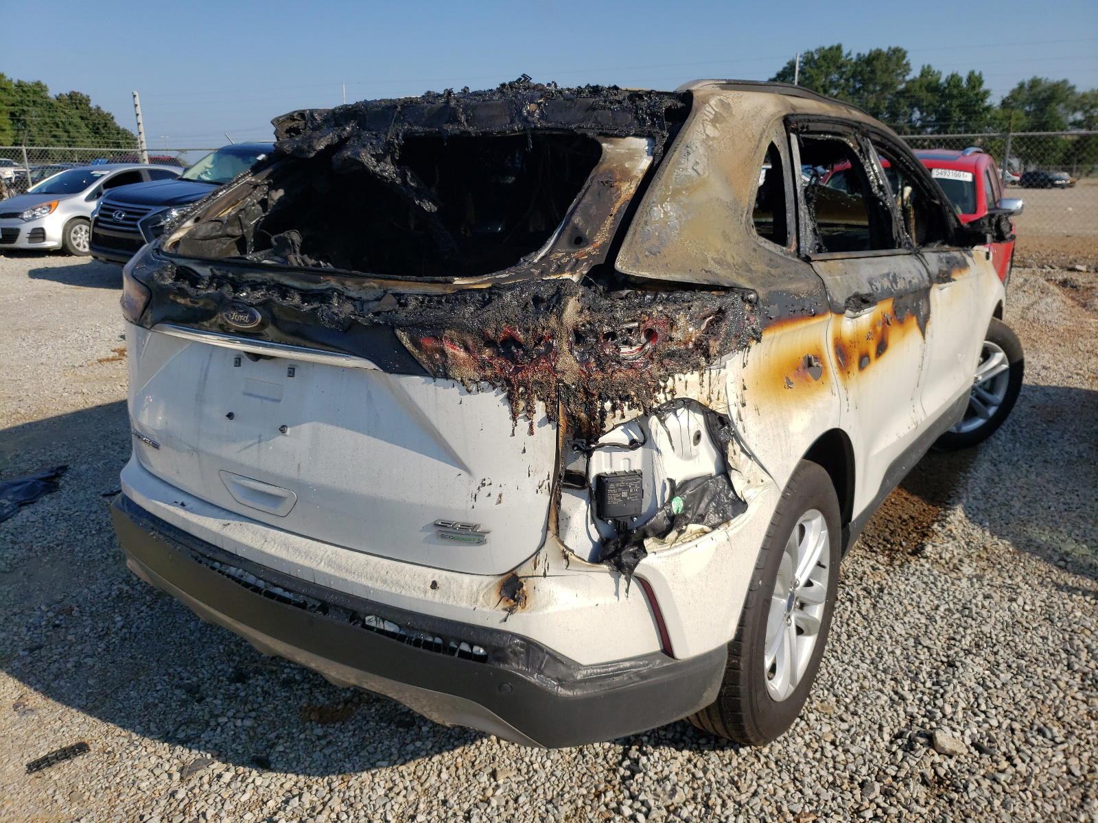 Photo 4 from auction – 2020 FORD EDGE SEL with VIN 2FMPK3J92LBA97031