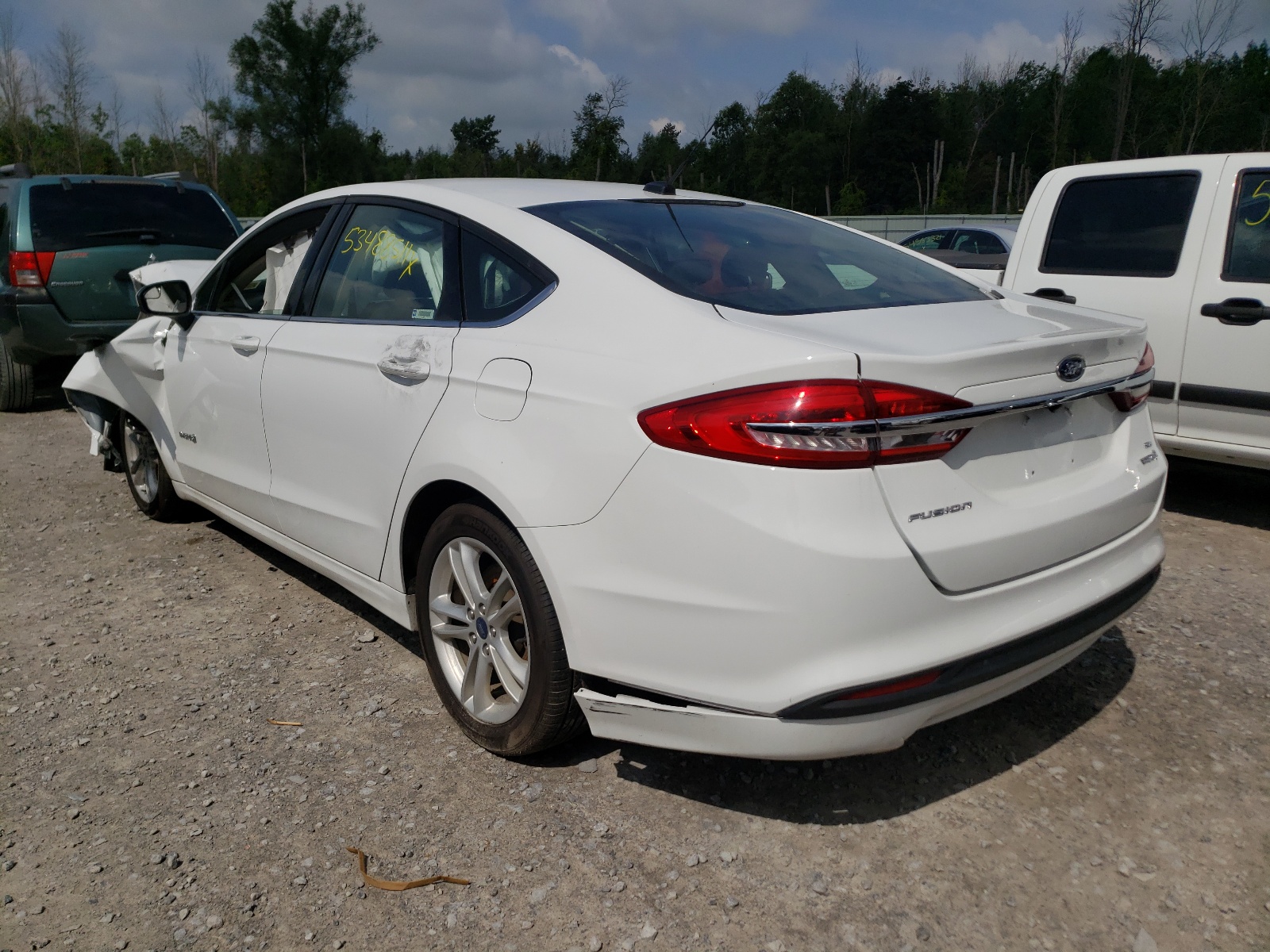 Photo 3 from auction – 2018 FORD FUSION SE with VIN 3FA6P0LU4JR242186