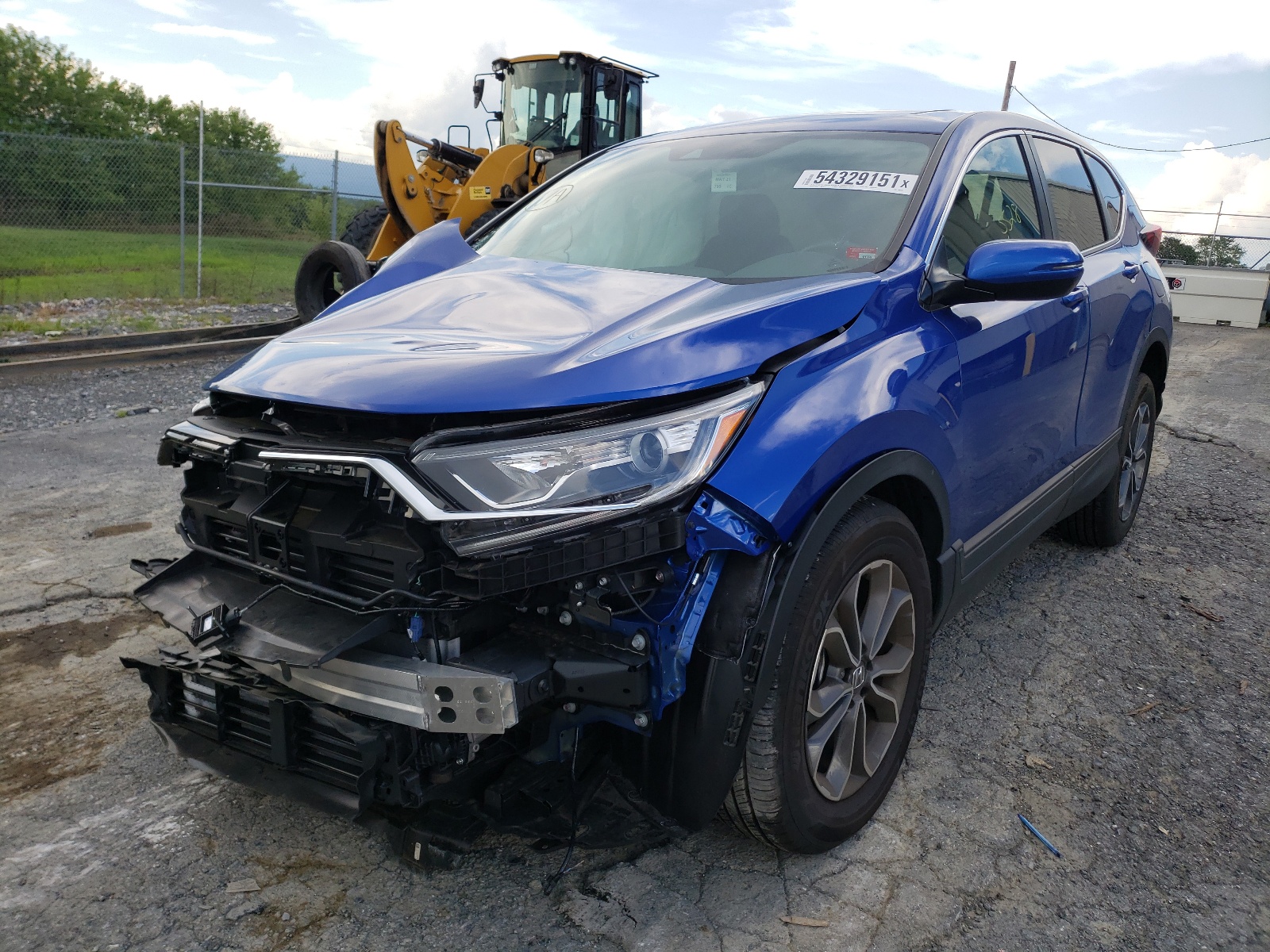 Photo 2 from auction – 2021 HONDA CR-V EX with VIN 7FARW2H59ME005047