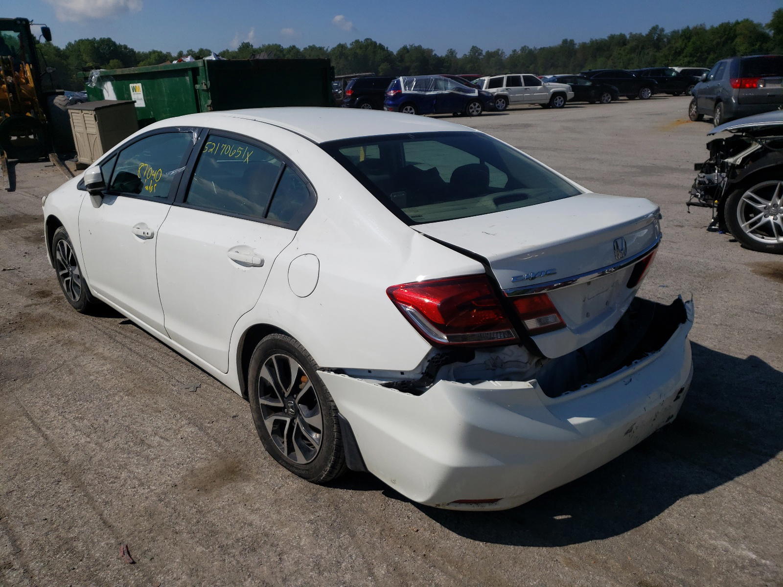 Photo 3 from auction – 2015 HONDA CIVIC EX with VIN 19XFB2F85FE015378