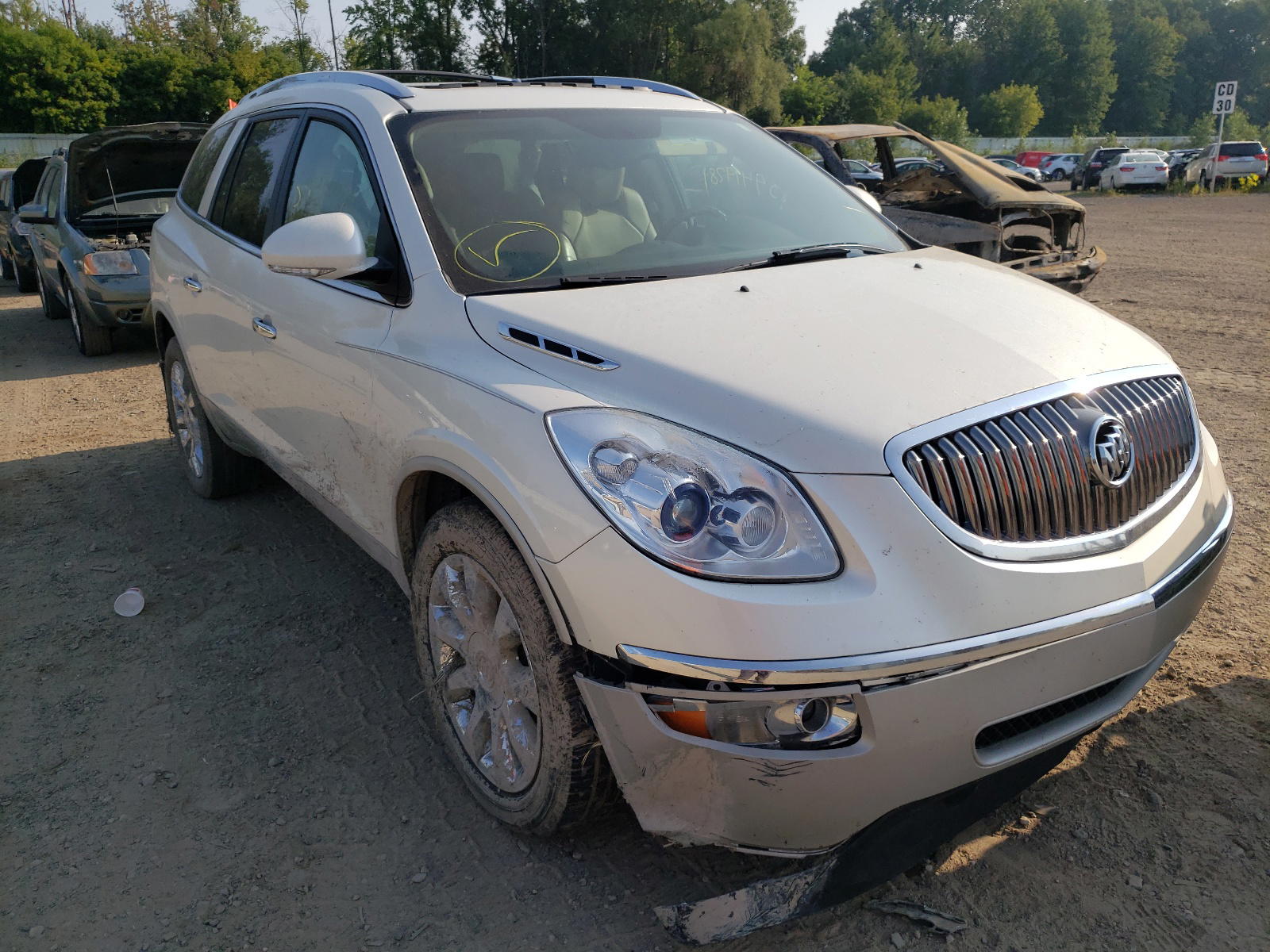 BUICK ENCLAVE 2012 with VIN 5GAKRDED8CJ359906 - Photo from auction