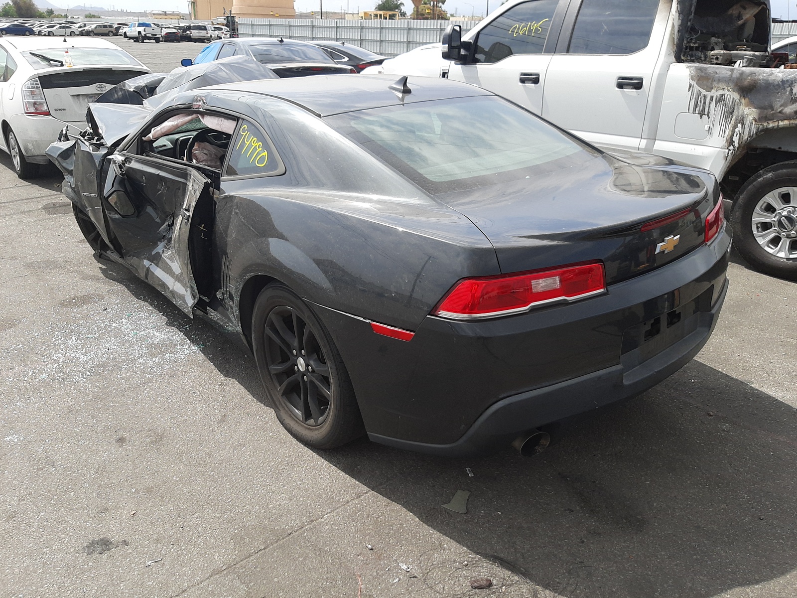 Photo 3 from auction – 2015 CHEVROLET CAMARO LS with VIN 2G1FB1E38F9242751
