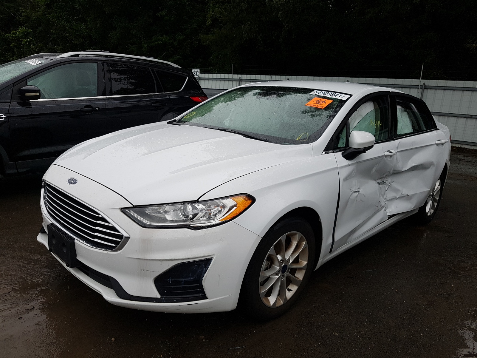 Photo 2 from auction – 2019 FORD FUSION SE with VIN 3FA6P0HD1KR162919