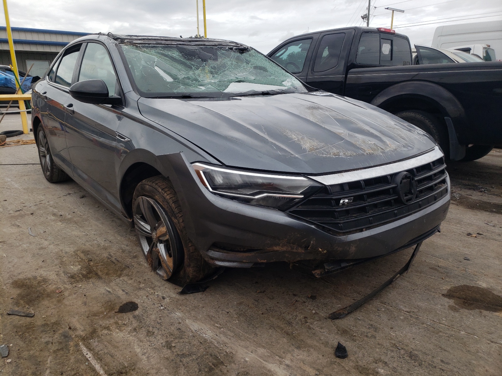 VOLKSWAGEN JETTA S 2019 with VIN 3VWCB7BU9KM270776 - Photo from auction