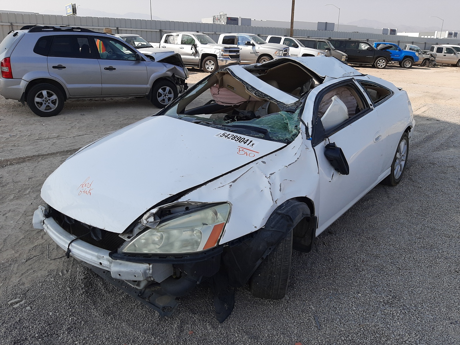 Photo 2 from auction – 2007 HONDA ACCORD EX with VIN 1HGCM82787A003776