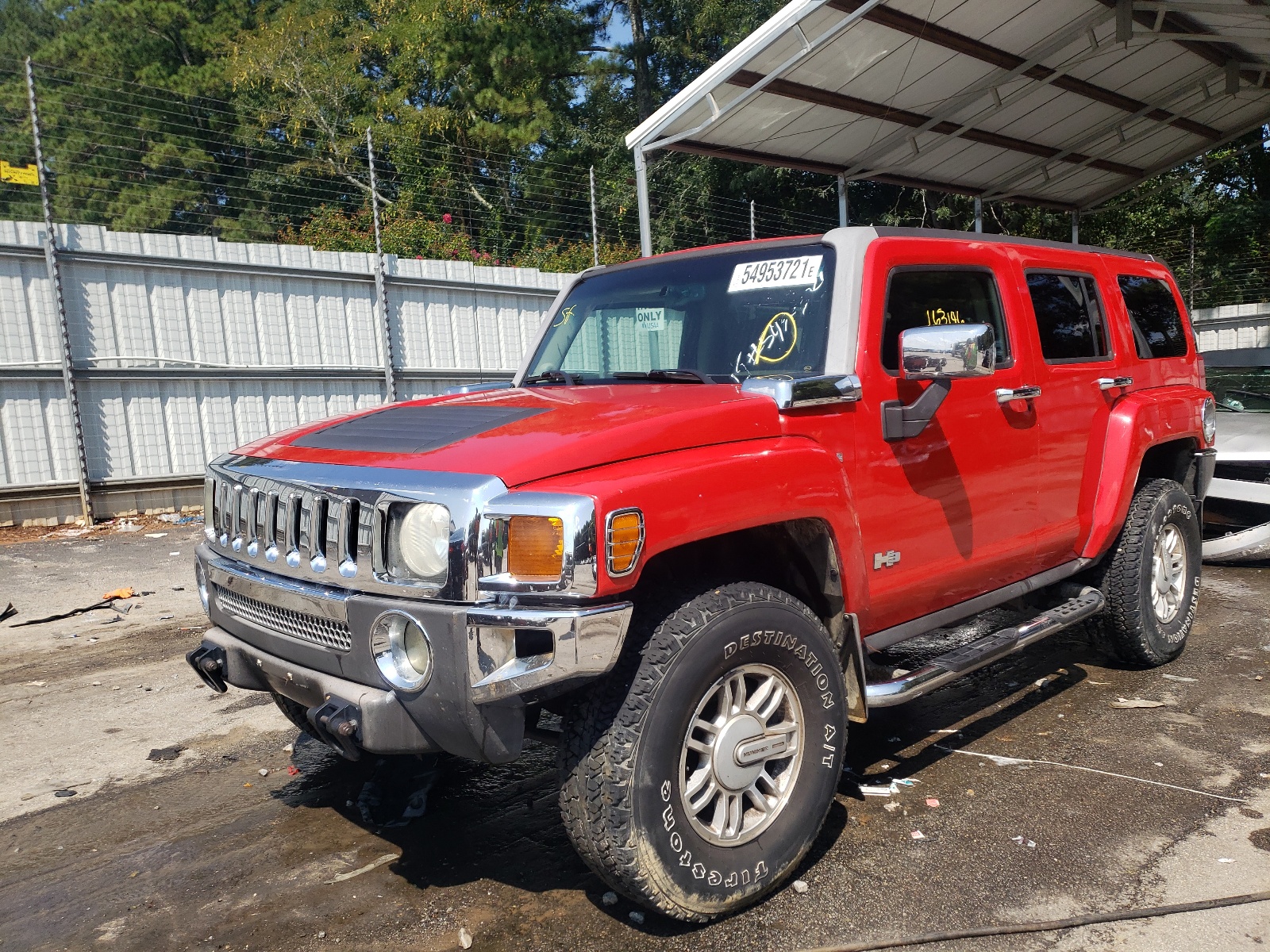 Photo 2 from auction – 2006 HUMMER H3 with VIN 5GTDN136X68307753