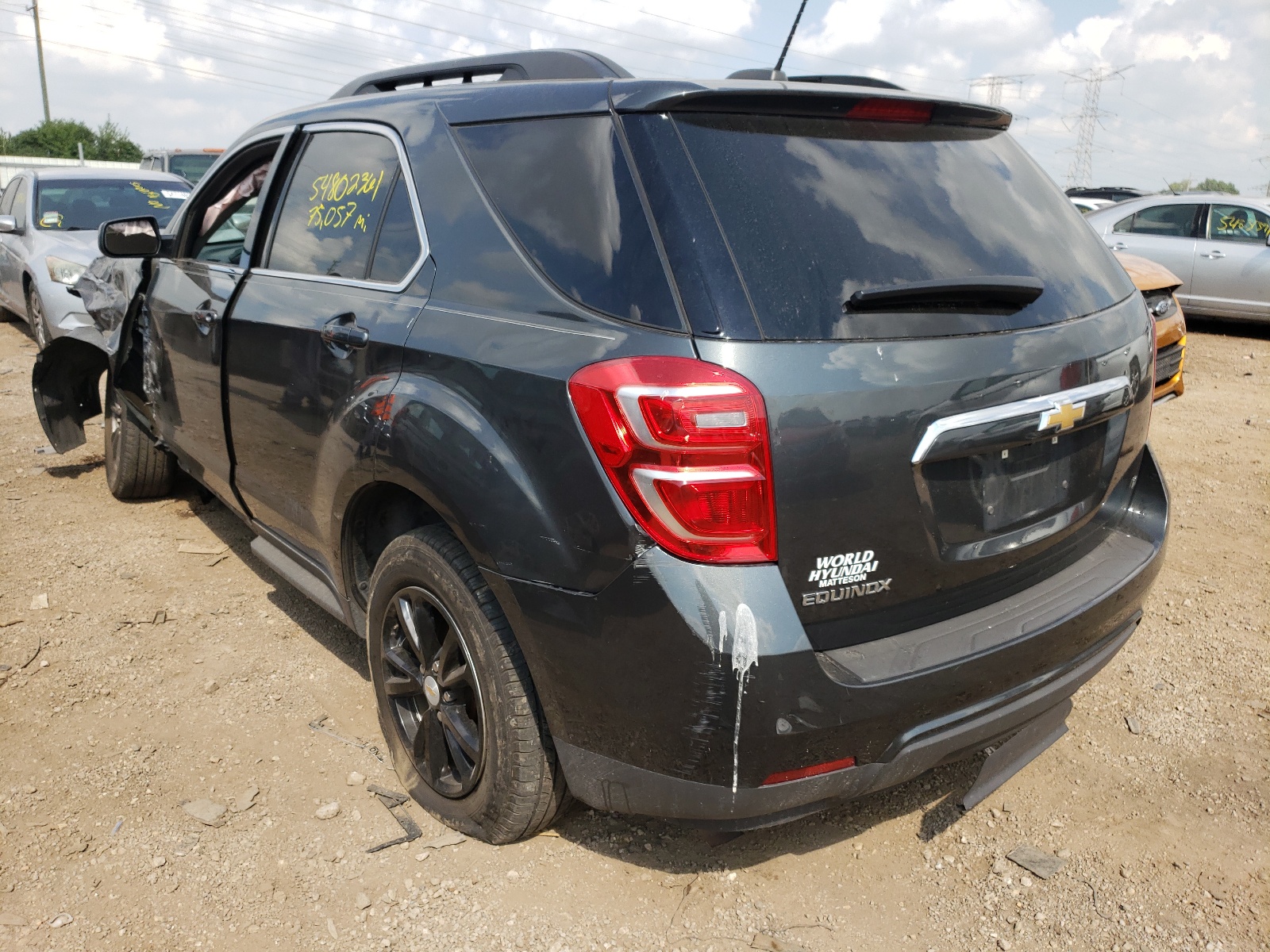 Photo 3 from auction – 2017 CHEVROLET EQUINOX LT with VIN 2GNALCEK5H1578948