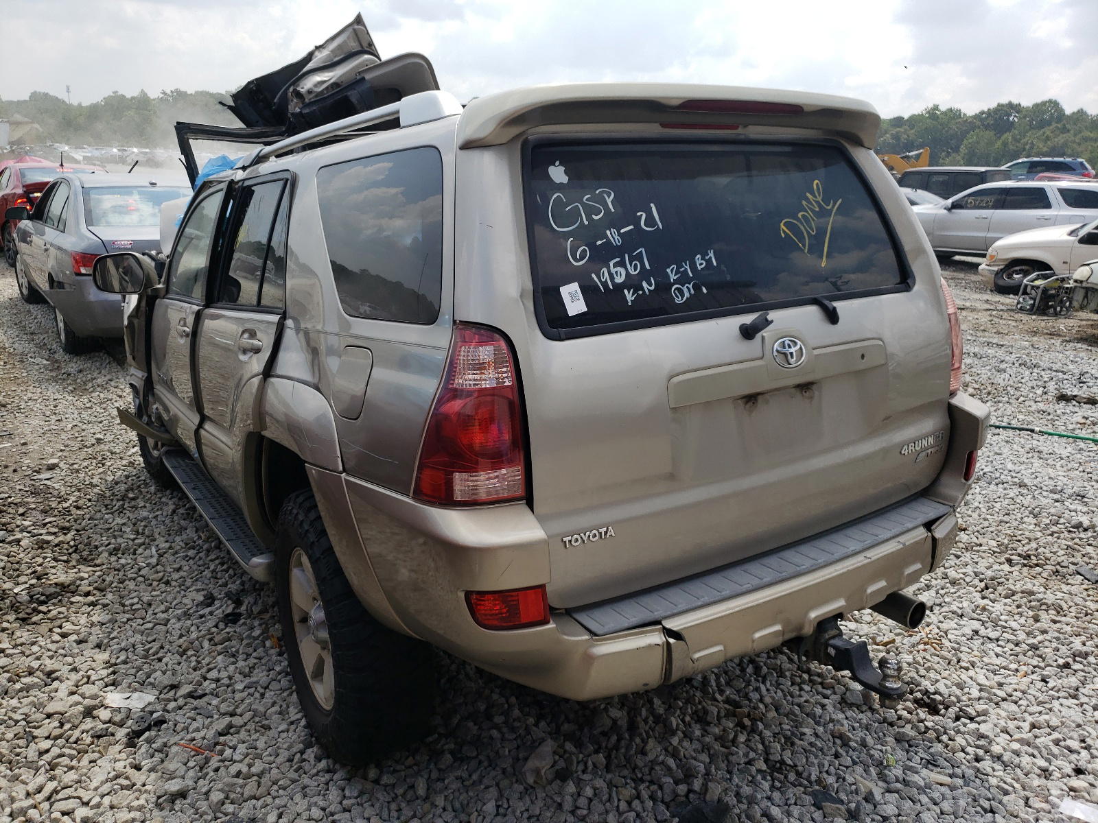Photo 3 from auction – 2003 TOYOTA 4RUNNER LI with VIN JTEBT17R630023700