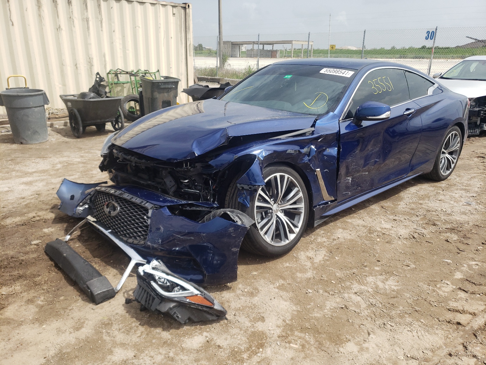 Photo 2 from auction – 2017 INFINITI Q60 PREMIU with VIN JN1EV7EL3HM554398