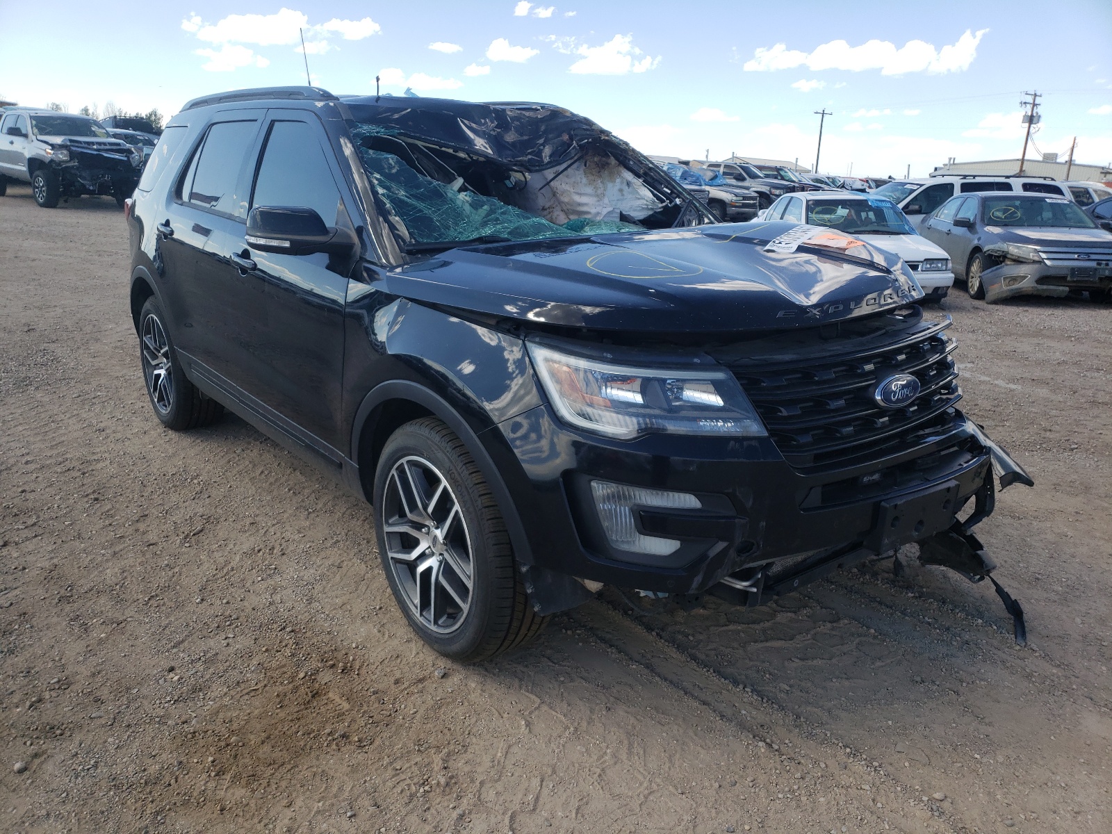 Photo 1 from auction – 2017 FORD EXPLORER S with VIN 1FM5K8GT6HGA33680