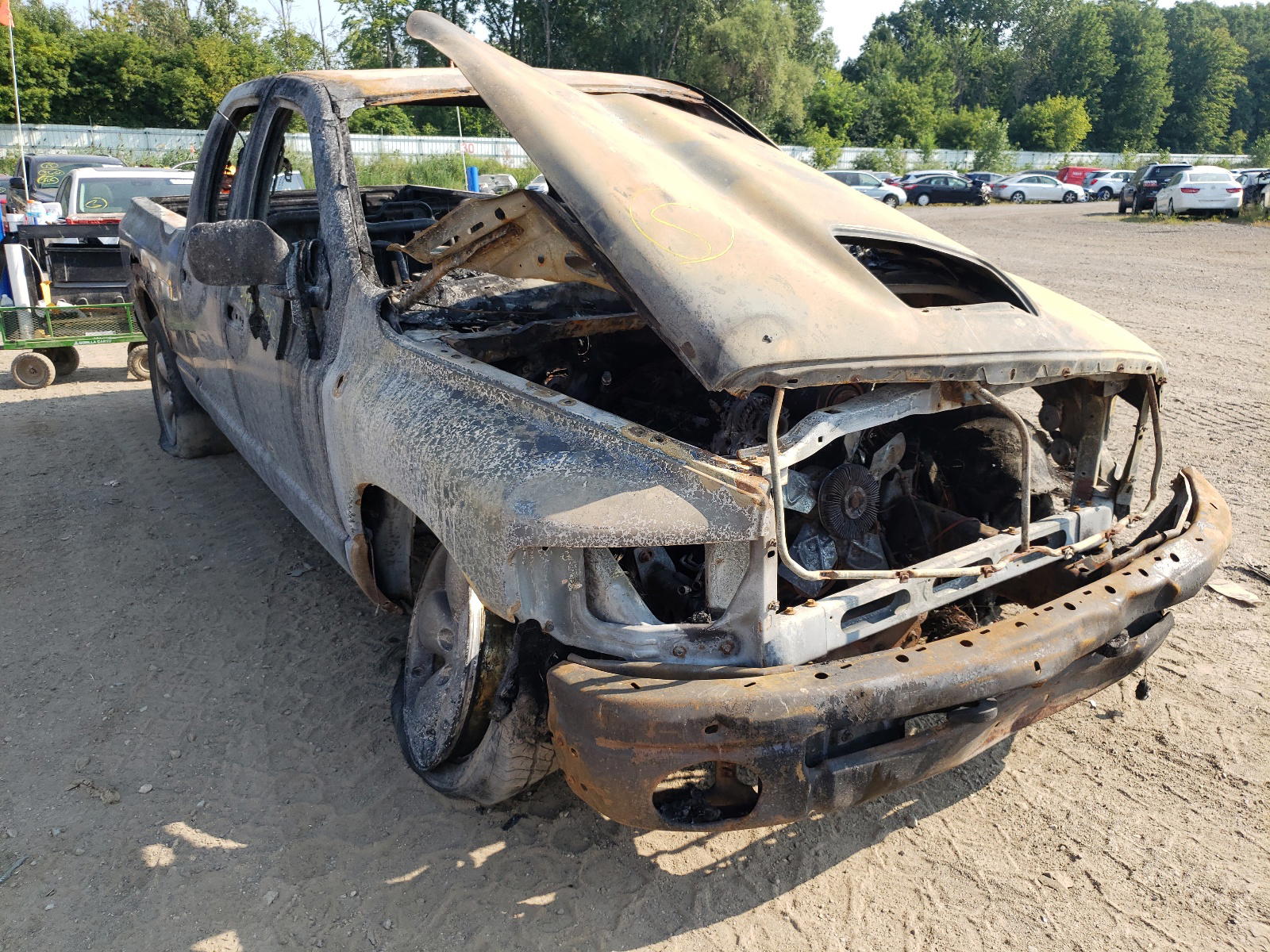 DODGE RAM 1500 S 2003 with VIN 1D7HU18D43S245452 - Photo from auction