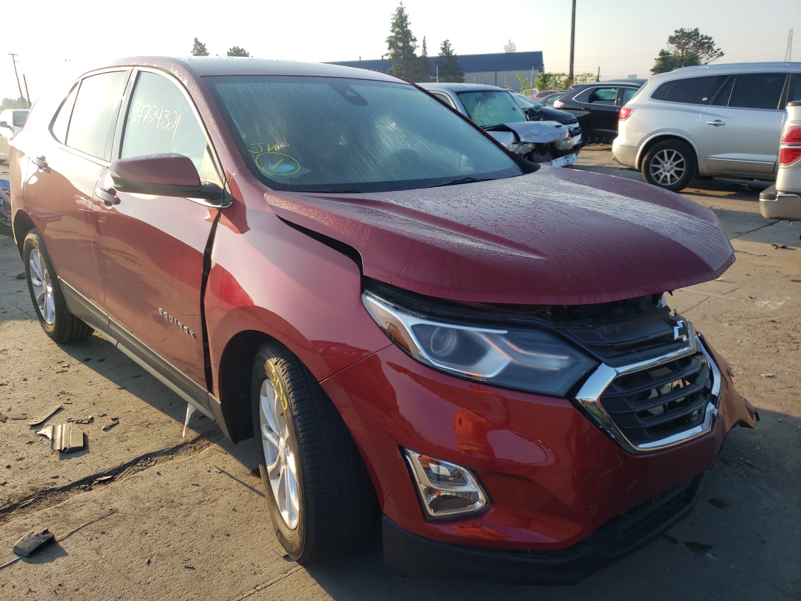 CHEVROLET EQUINOX LT 2019 with VIN 3GNAXJEV4KS617222 - Photo from auction