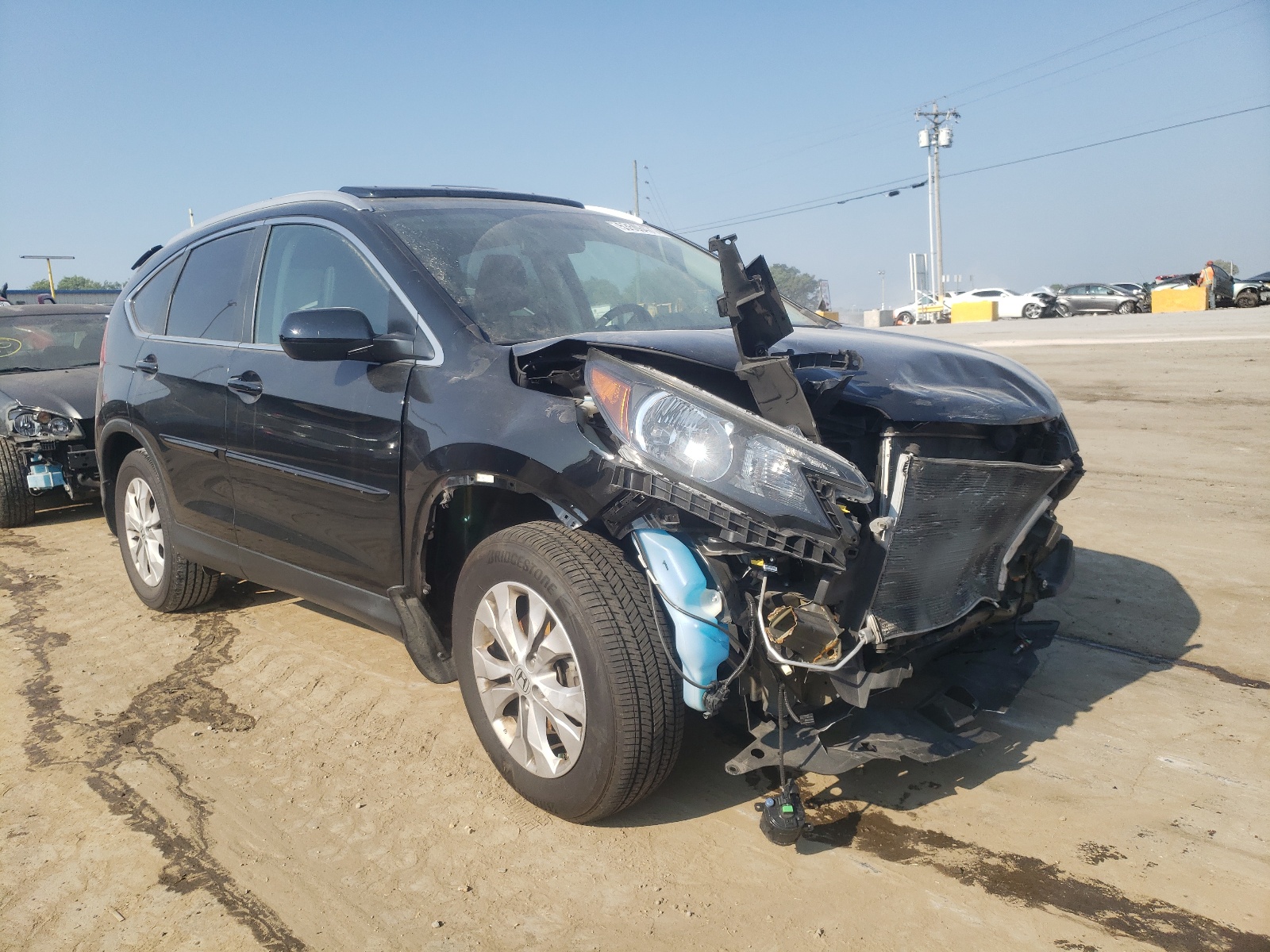 Photo 1 from auction – 2013 HONDA CR-V EXL with VIN 5J6RM4H72DL035609