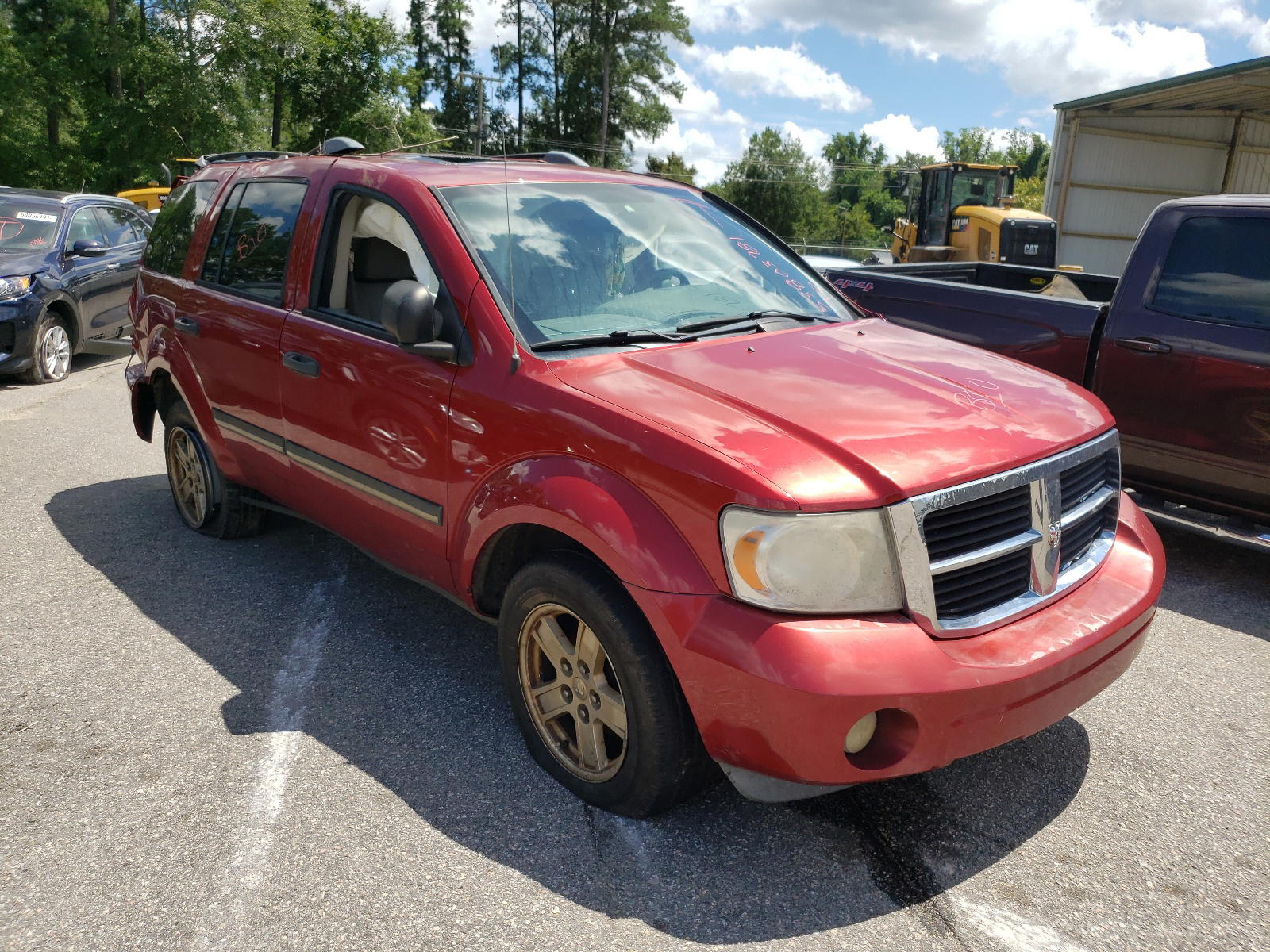 DODGE DURANGO SL 2008 with VIN 1D8HD48K78F159337 - Photo from auction
