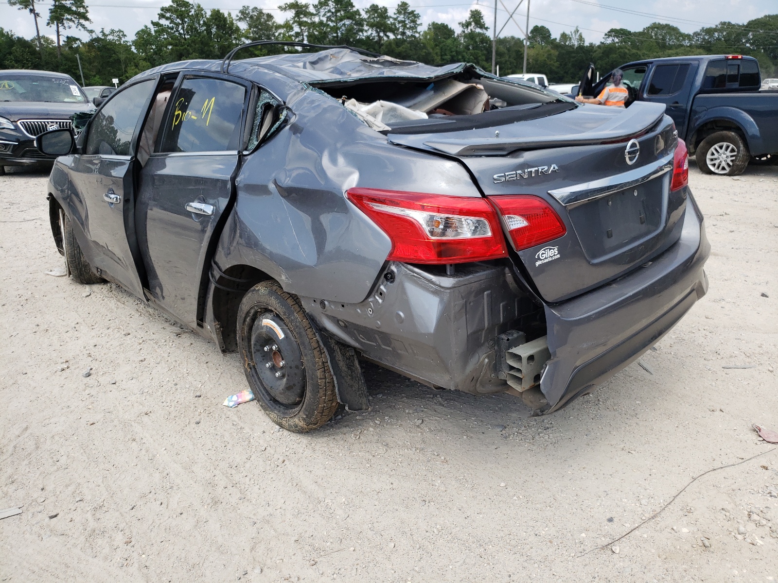 Photo 3 from auction – 2019 NISSAN SENTRA S with VIN 3N1AB7APXKY445554