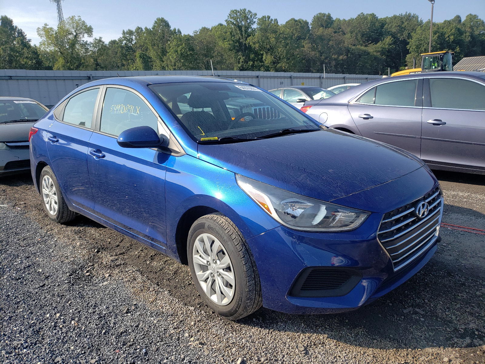 HYUNDAI ACCENT SE 2019 with VIN 3KPC24A35KE080364 - Photo from auction