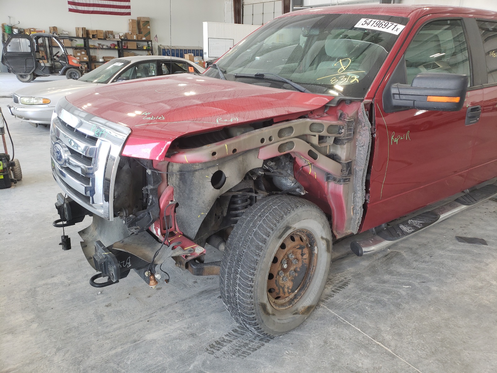 Photo 9 from auction – 2010 FORD F150 SUPER with VIN 1FTFW1EV9AFB48312