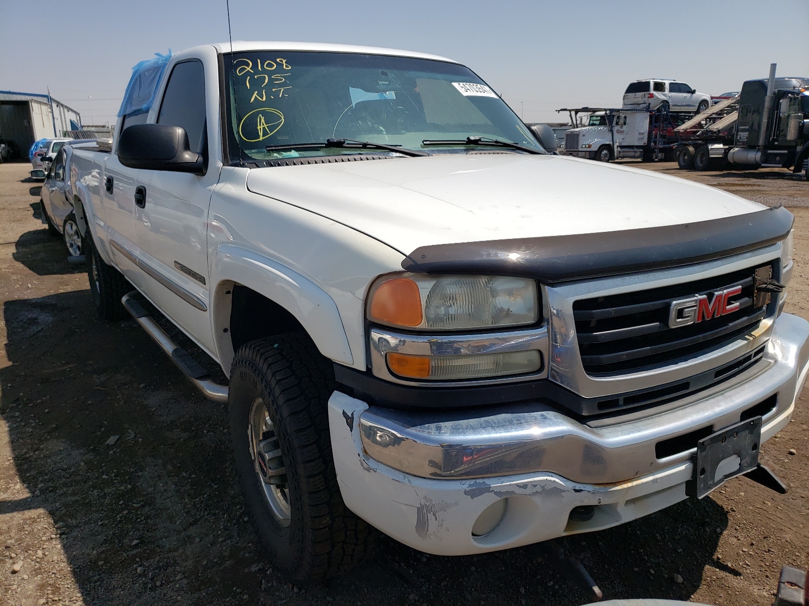 GMC SIERRA K25 2007 with VIN 1GTHK23U27F124608 - Photo from auction