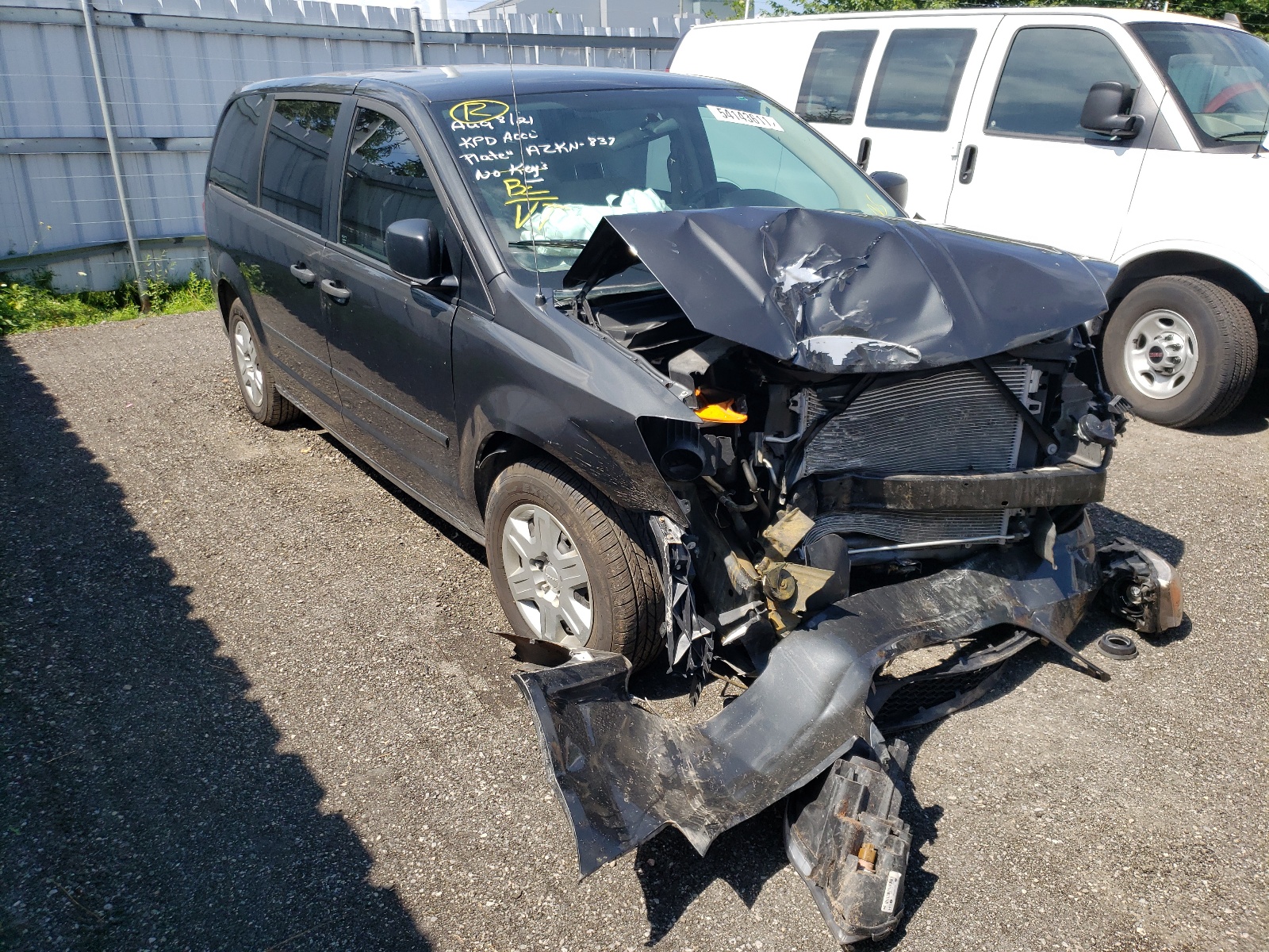 DODGE GRAND CARA 2012 z numerem VIN 2C4RDGBG3CR388804 - Zdjęcie z aukcji