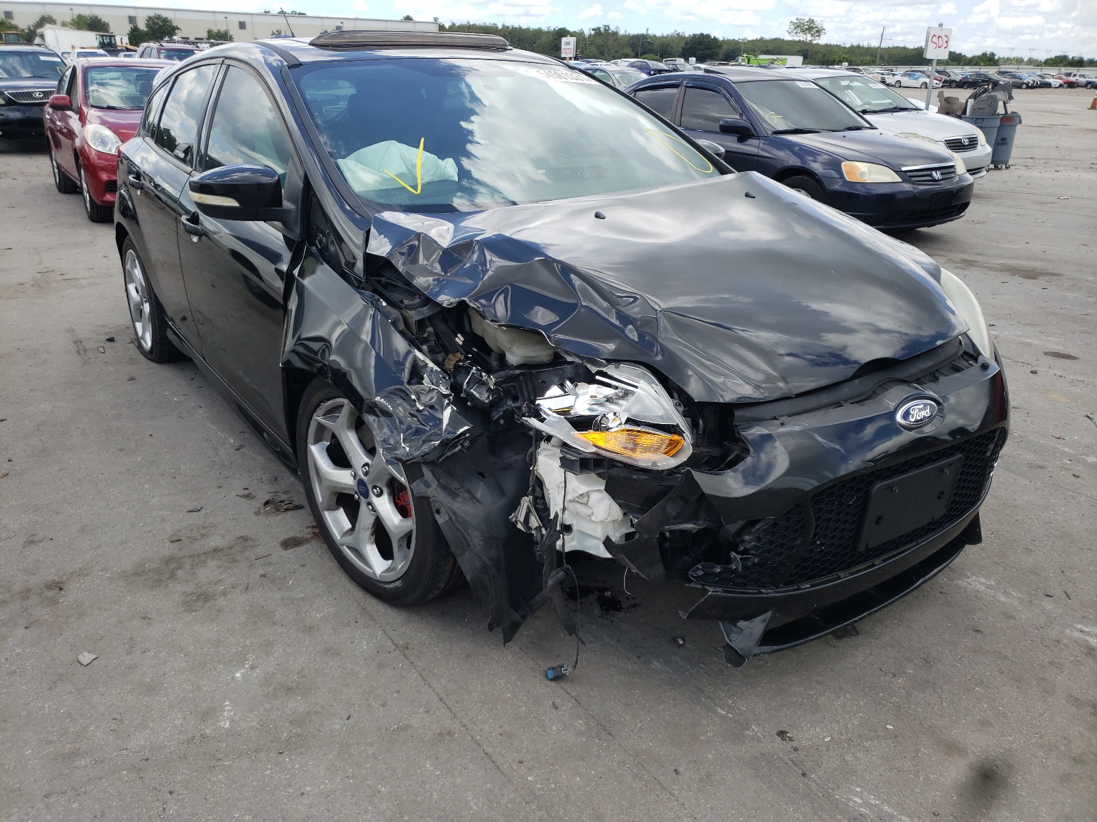 Photo 1 from auction – 2013 FORD FOCUS ST with VIN 1FADP3L99DL176631