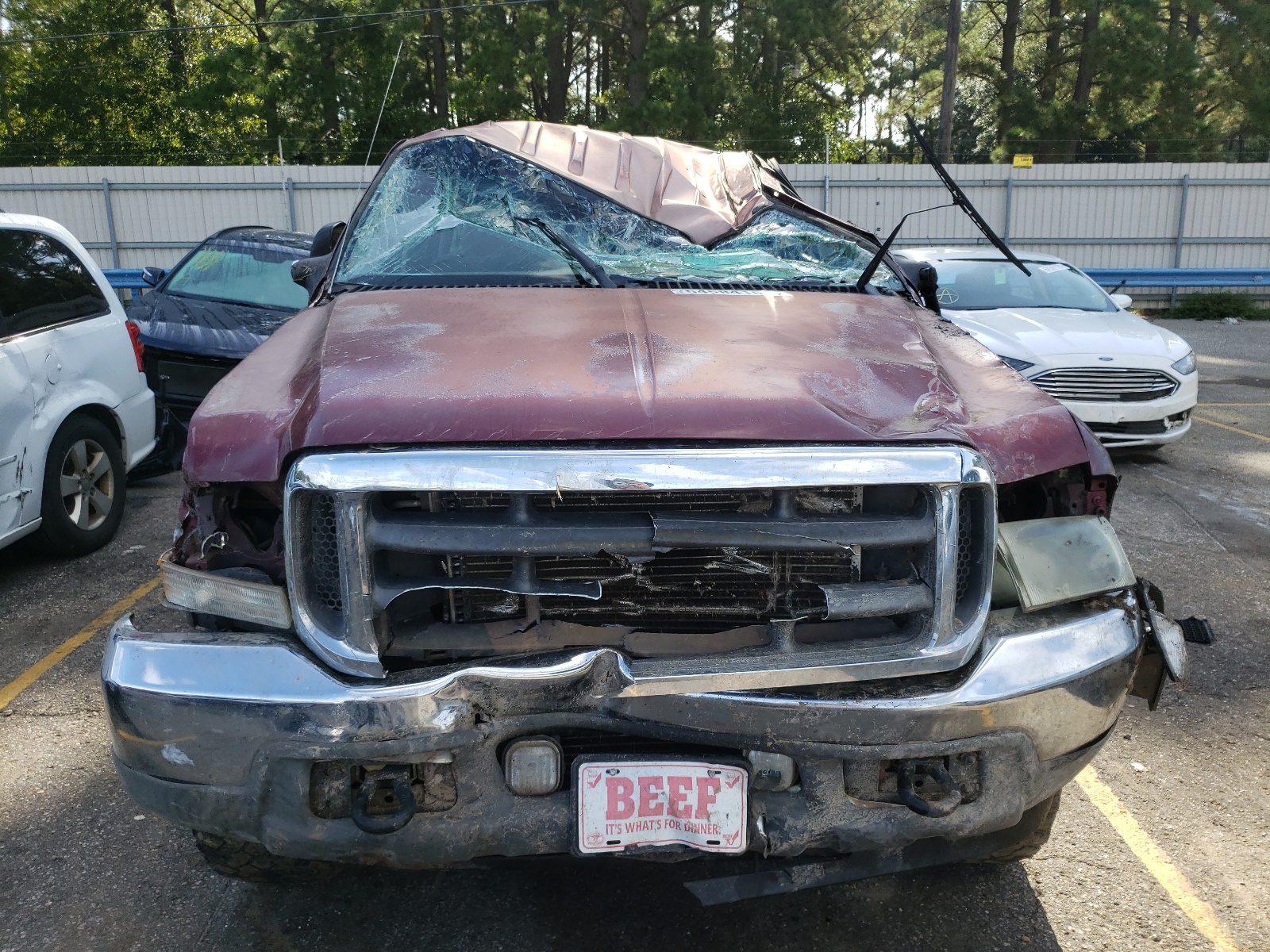Photo 10 from auction – 2004 FORD F250 SUPER with VIN 1FTNW21P74EA81180
