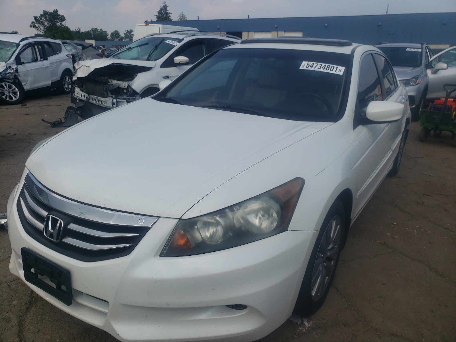 Photo 2 from auction – 2012 HONDA ACCORD EXL with VIN 1HGCP3F89CA002630