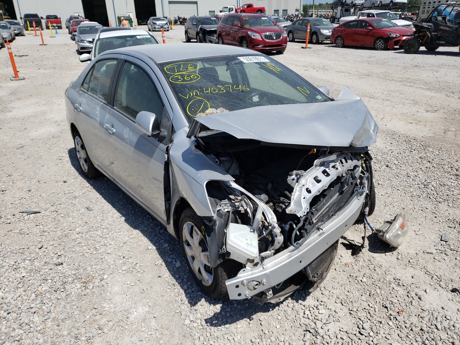 Photo 1 from auction – 2011 TOYOTA YARIS with VIN JTDBT4K30B1403746