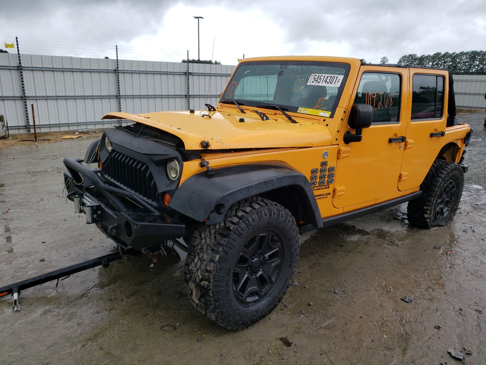 Photo 2 from auction – 2012 JEEP WRANGLER U with VIN 1C4BJWDG3CL129918
