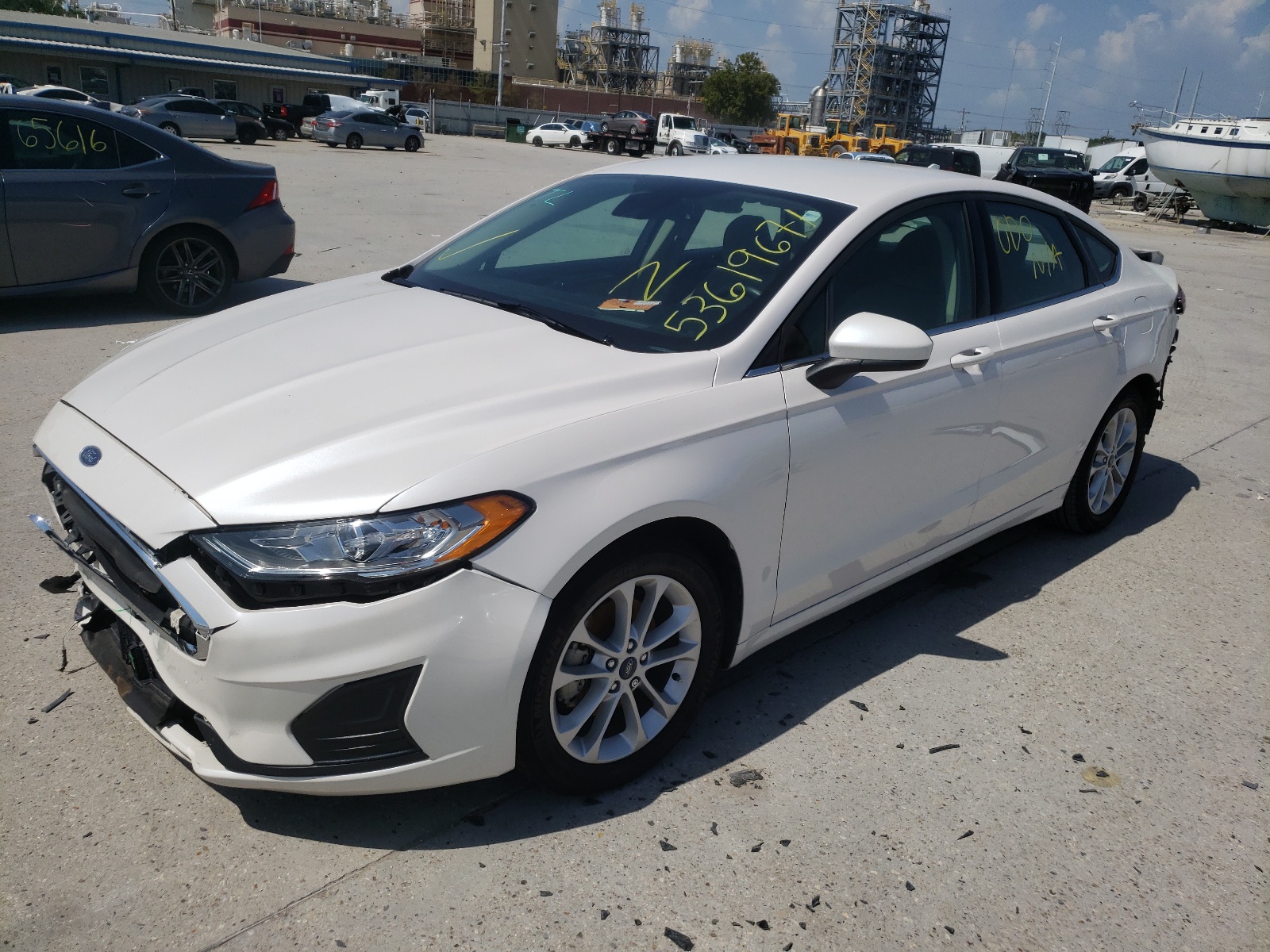 Photo 2 from auction – 2020 FORD FUSION SE with VIN 3FA6P0HD7LR184506