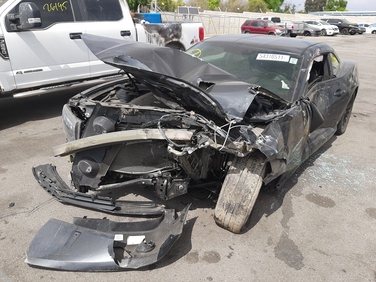 Photo 2 from auction – 2015 CHEVROLET CAMARO LS with VIN 2G1FB1E38F9242751