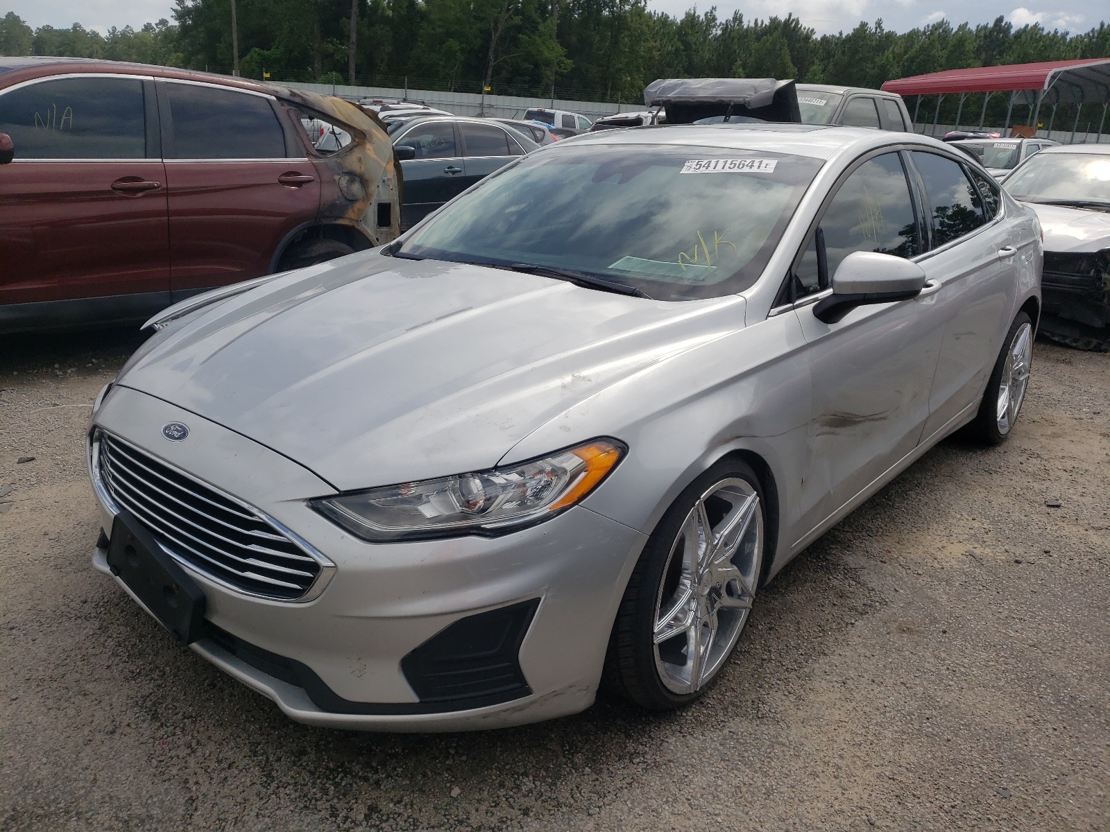 Photo 2 from auction – 2019 FORD FUSION SE with VIN 3FA6P0T97KR270528