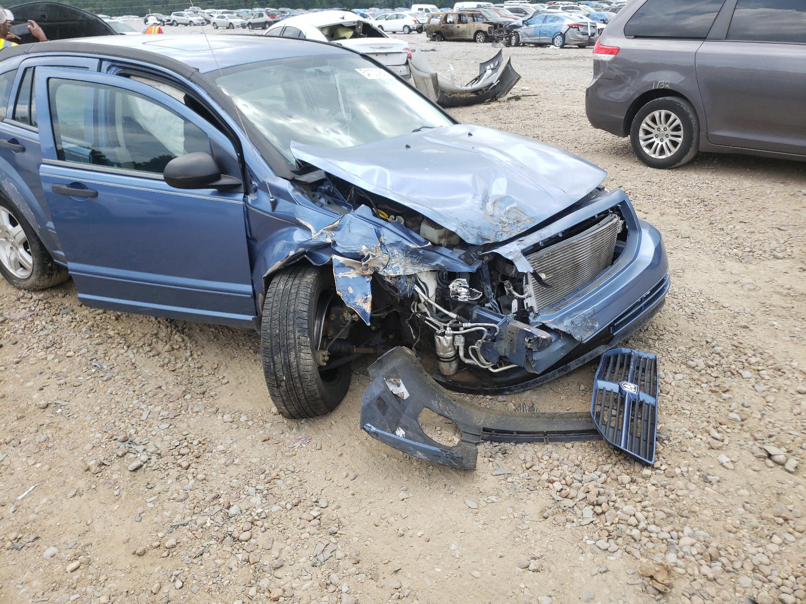 Photo 9 from auction – 2007 DODGE CALIBER SX with VIN 1B3HB48B27D159892